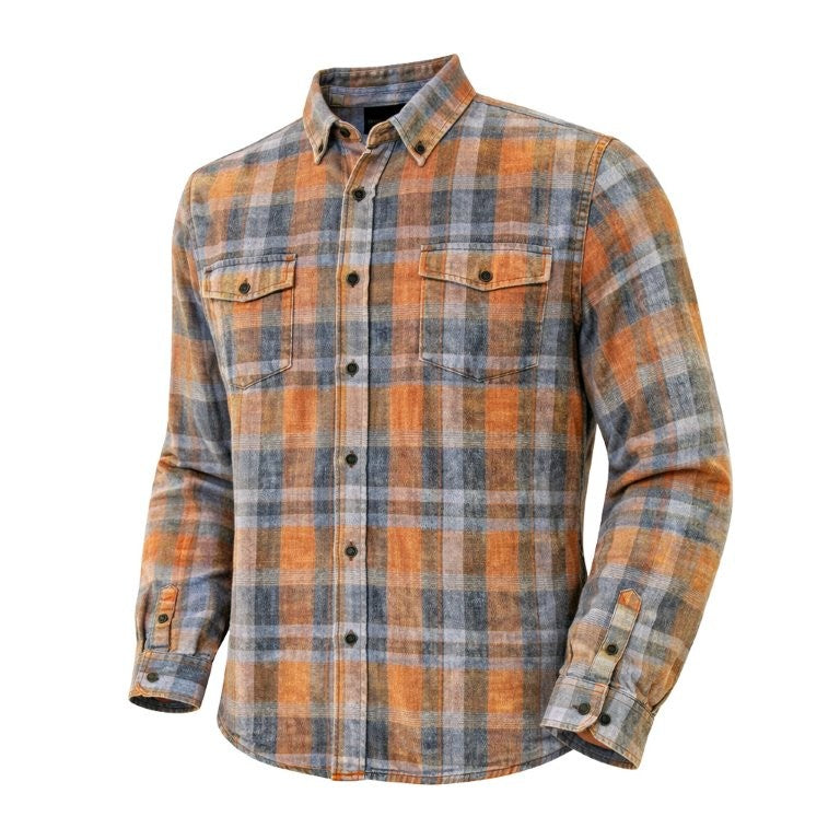 LS BD Washed Plaid FW12010