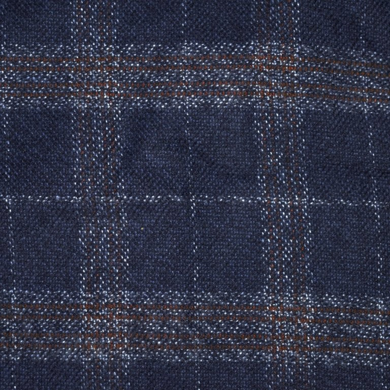 LS Textured Plaid with Trim FW12081
