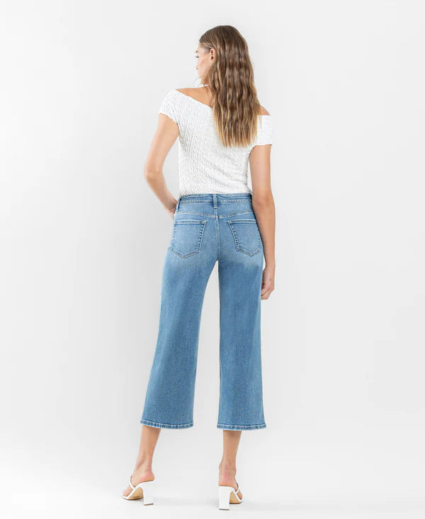 Beckoned High Rise Crop Wide Leg