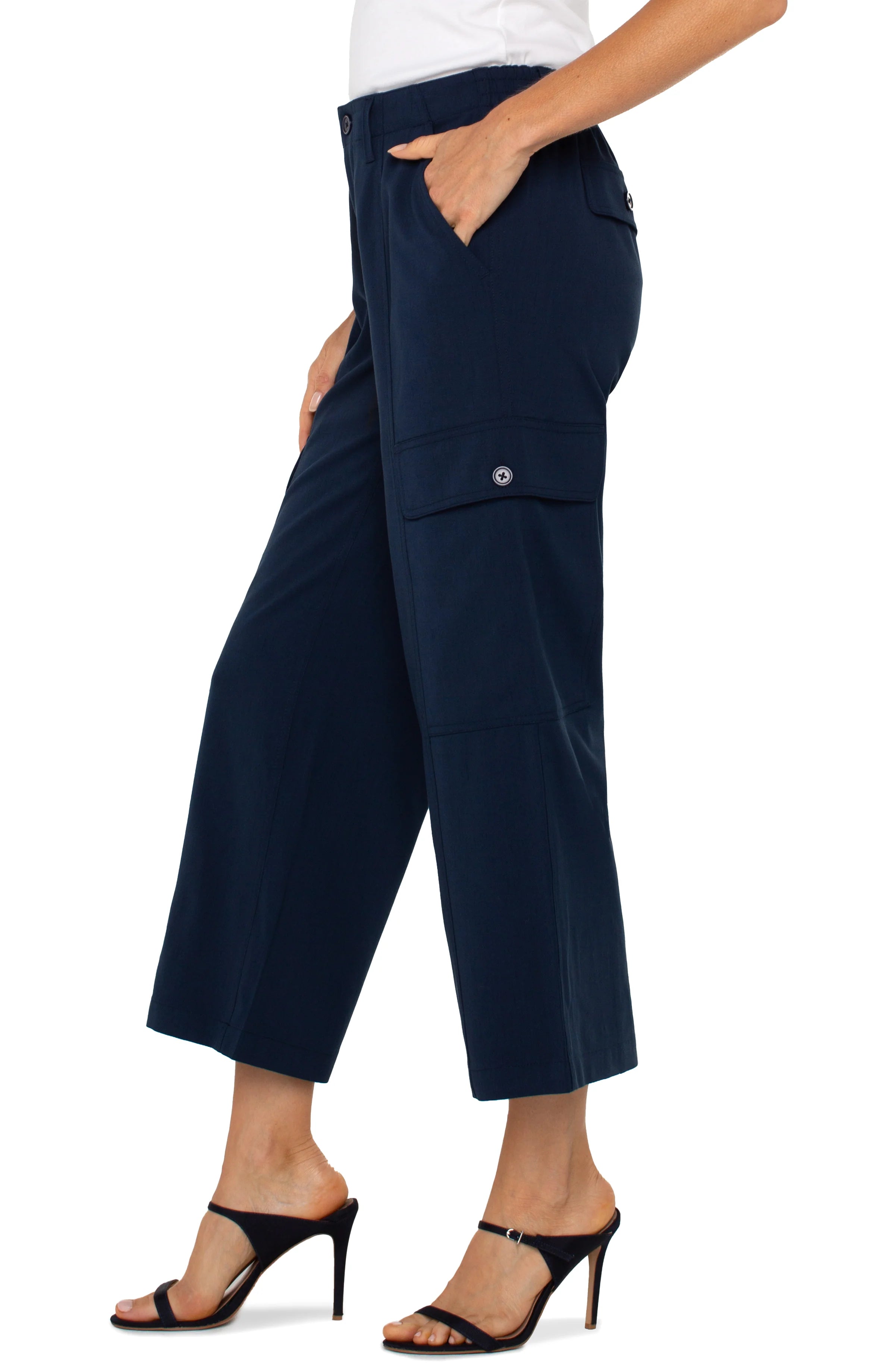 Hi-Rise Cargo Crop Straight 26" ins