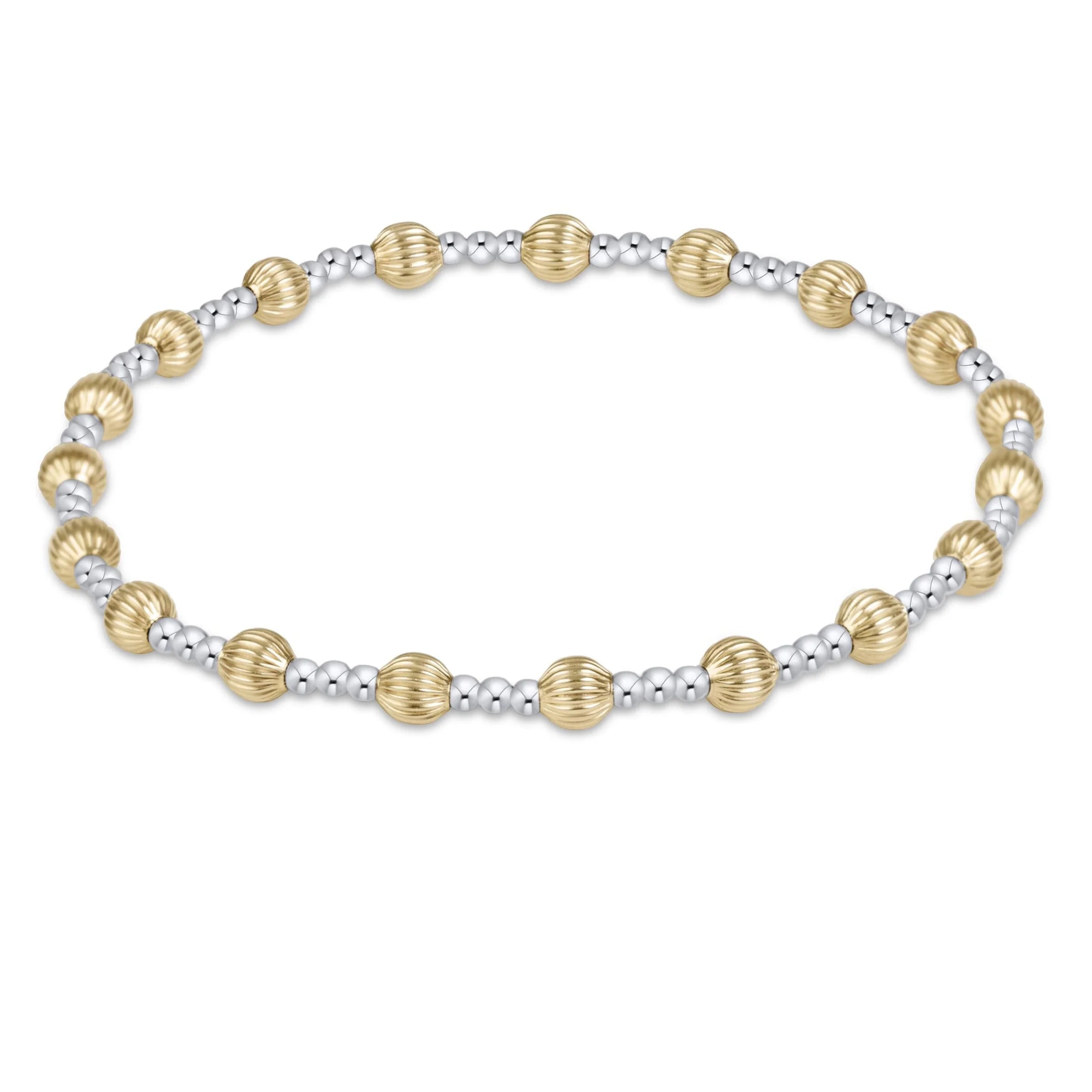 Dignity Sincerity Pattern 4mm Bead Bracelet