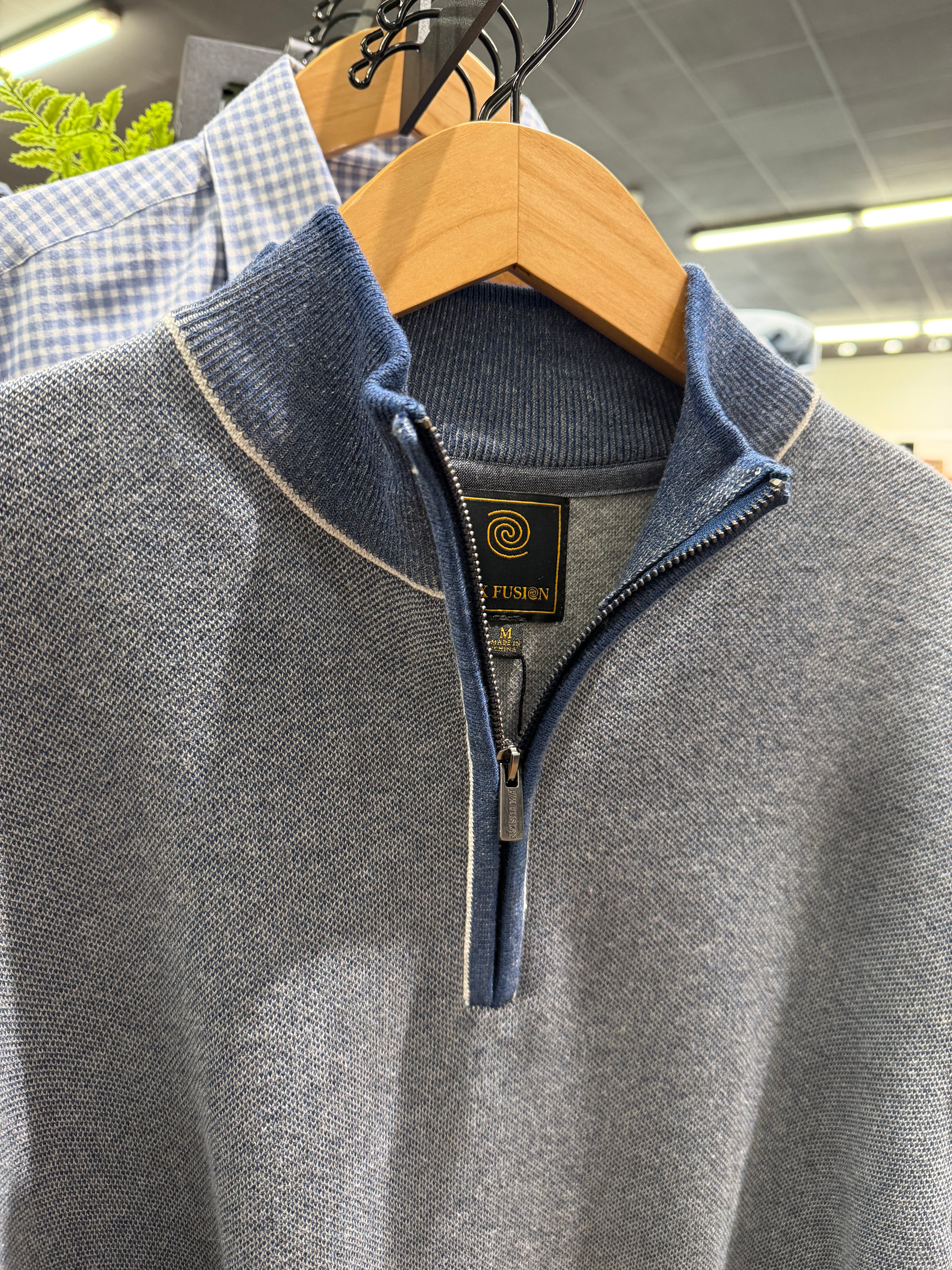 Birdseye 1/4 Zip Sweater