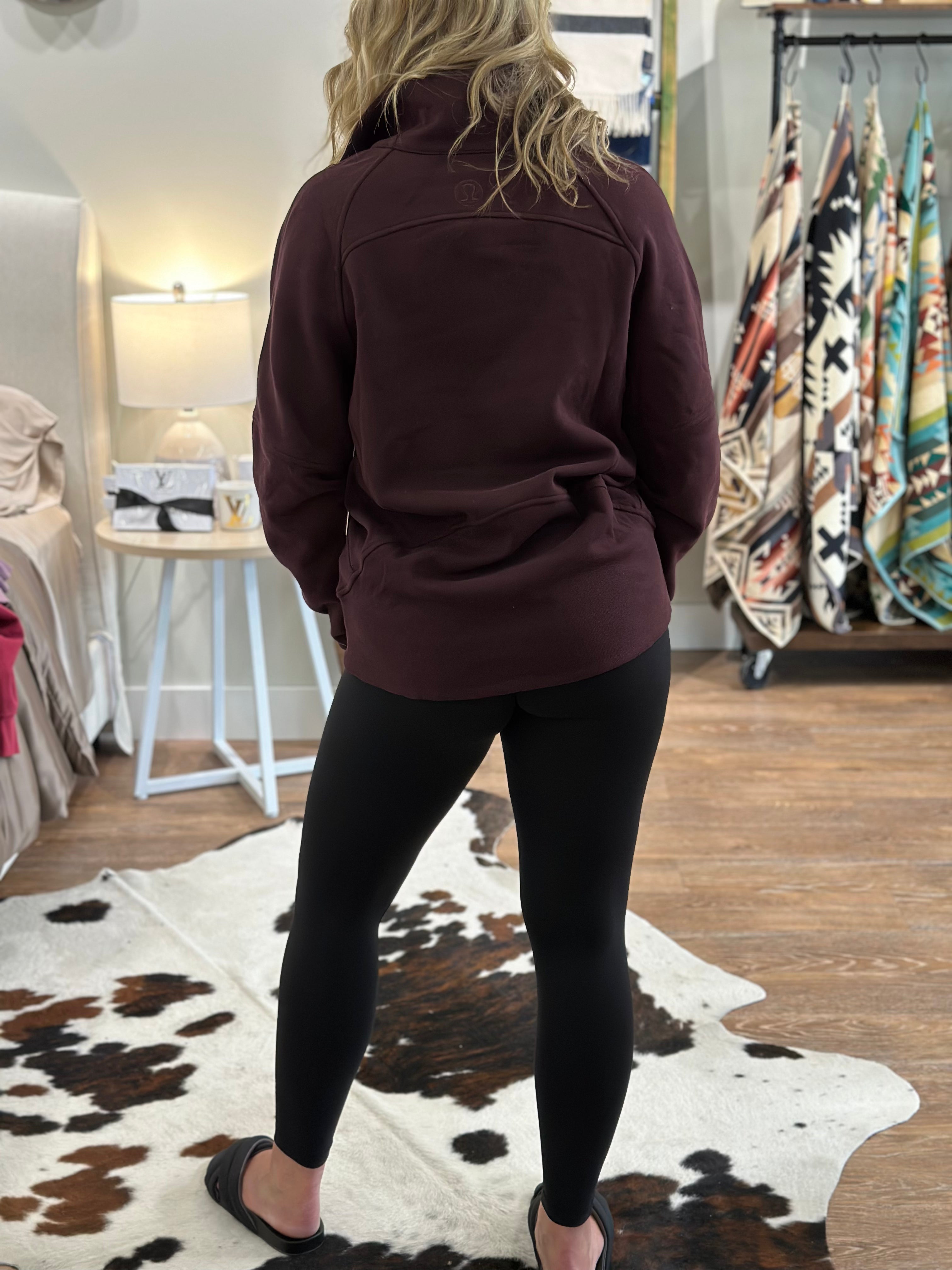 Scuba Oversized Funnel-Neck Half Zip *Long