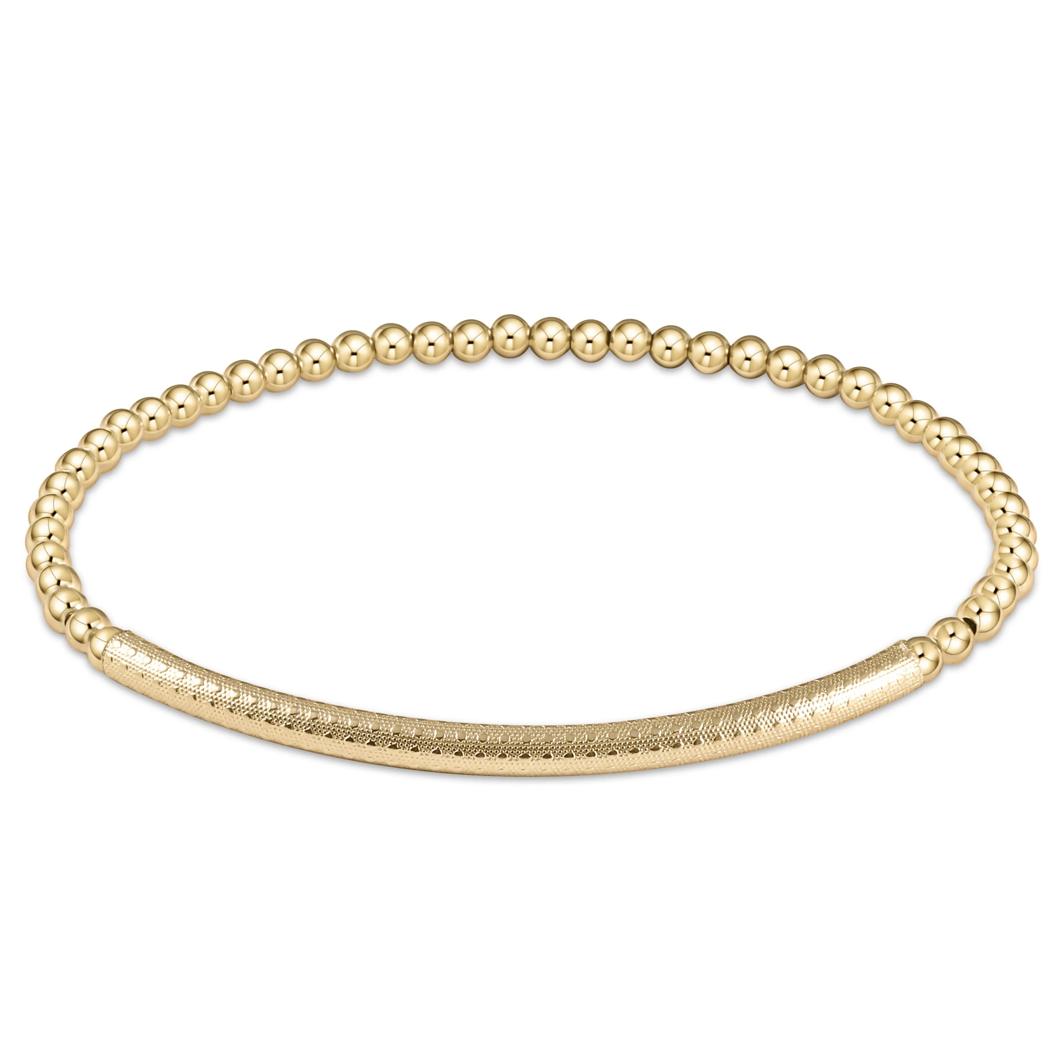 Classic Gold 3mm Bead Bracelet