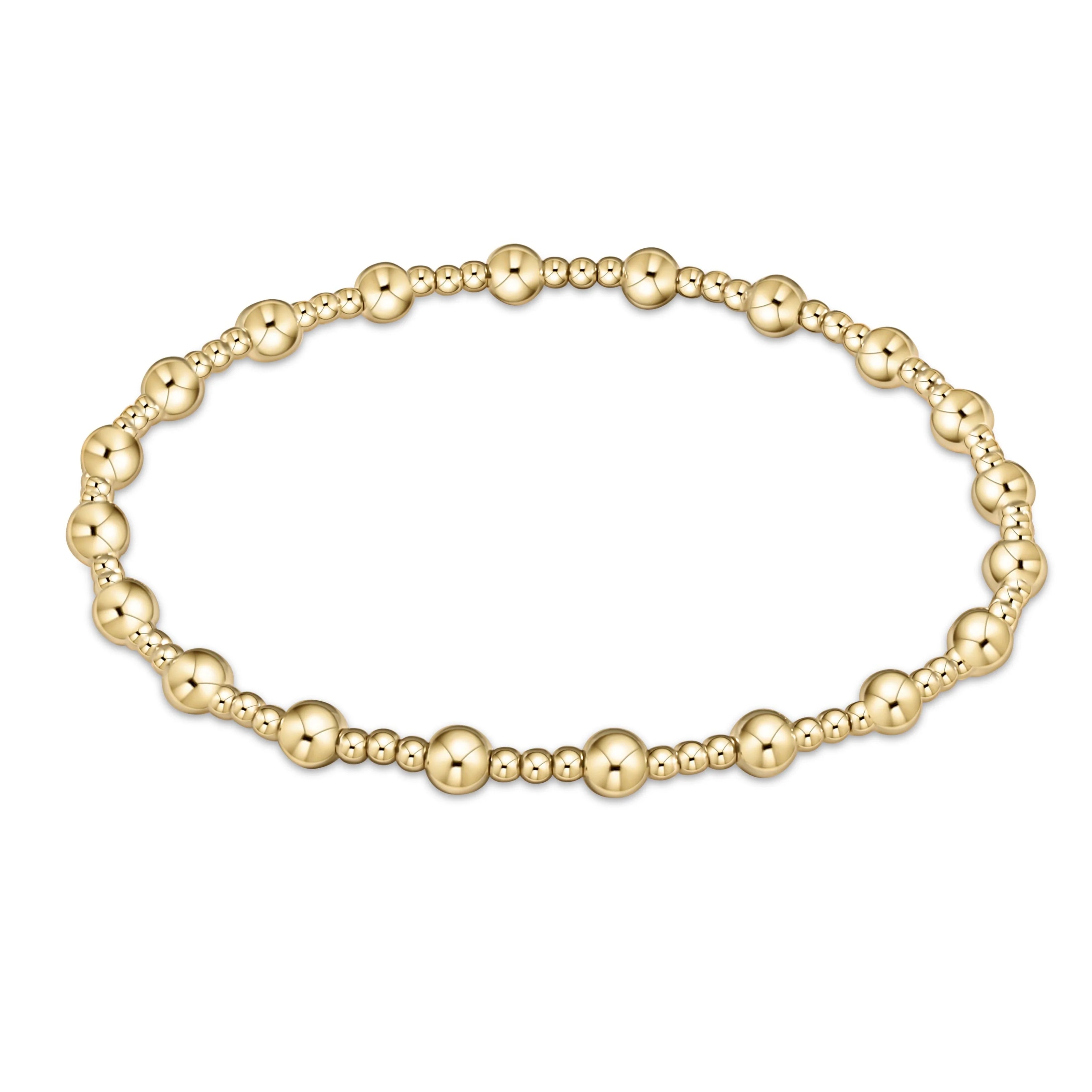 eNewton Extends - Classic Sincerity Pattern 4mm Bead Bracelet