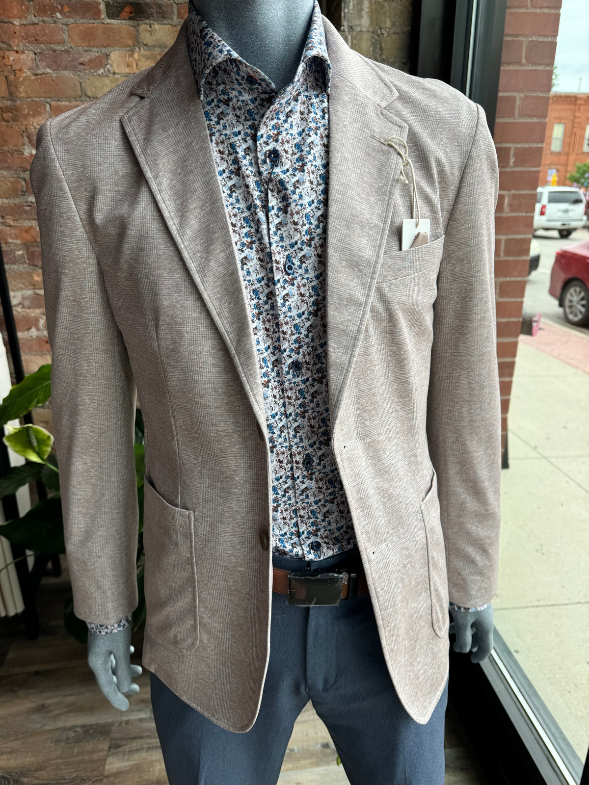 Slim Fit Stretchy Blazer Black