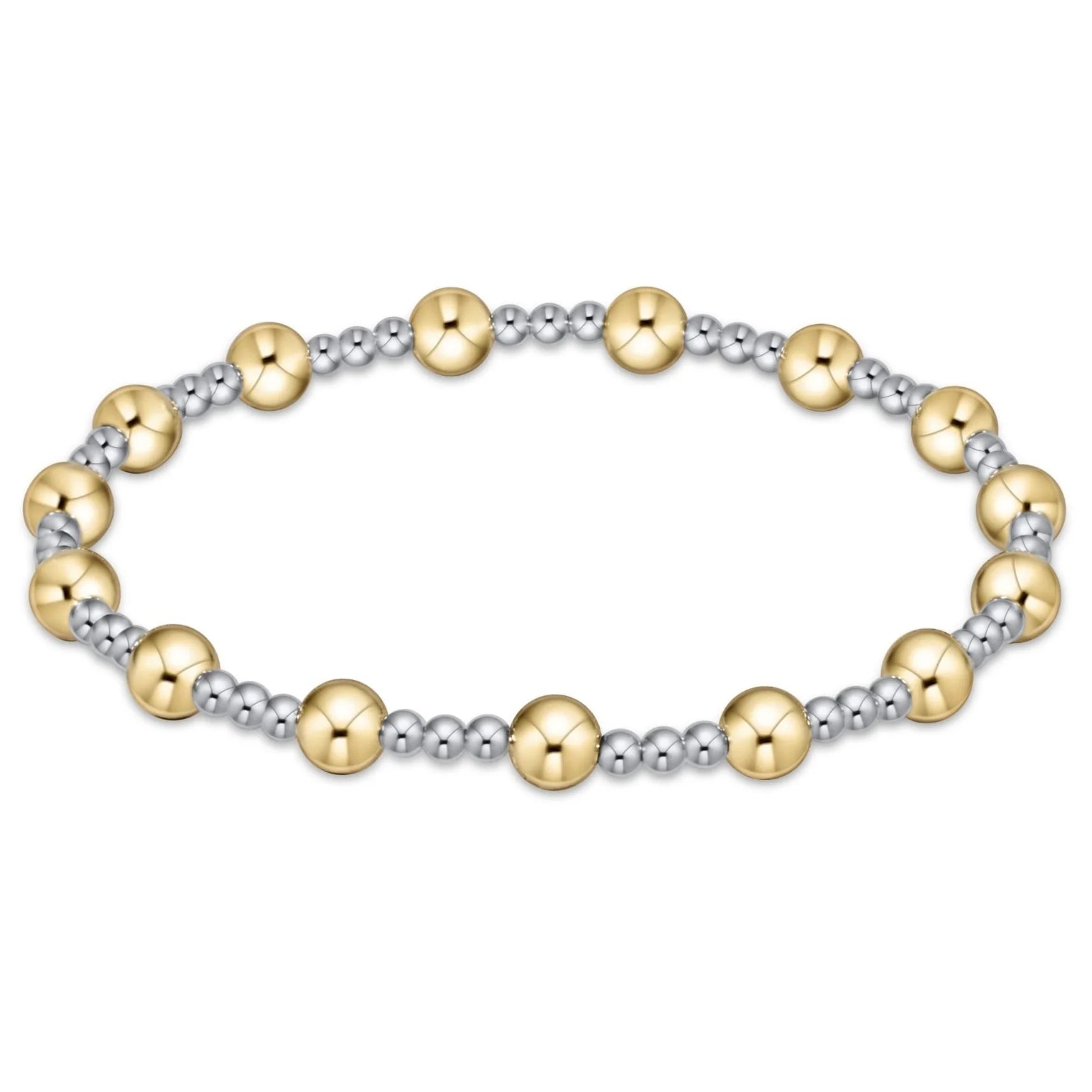 Classic Sincerity Pattern 5mm Bead Bracelet