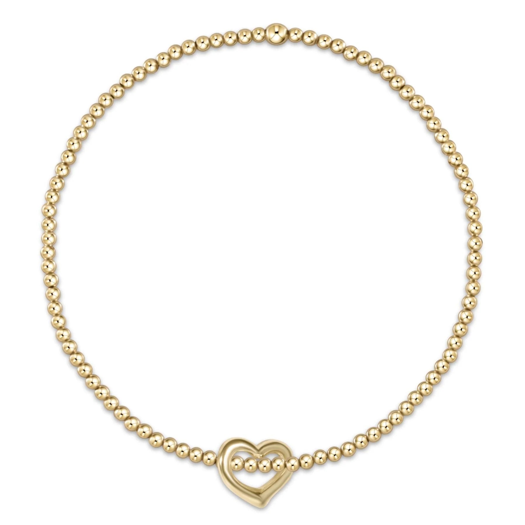 Classic Bracelet - Love Small Gold Charm