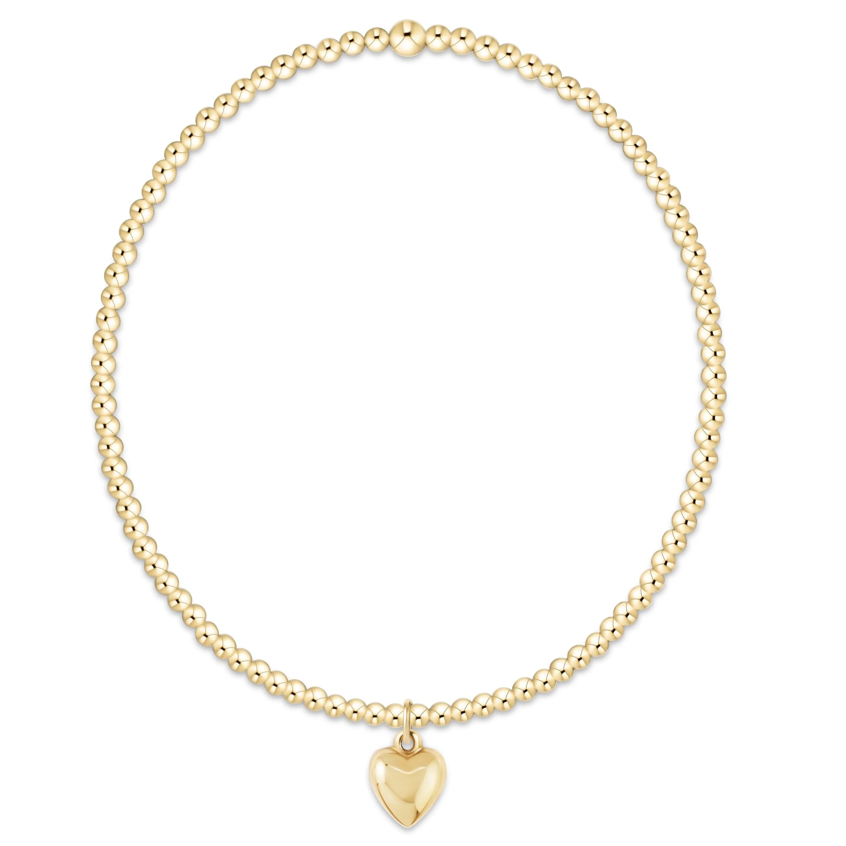 Classic Gold Bracelet - Love Plush Small Gold Charm