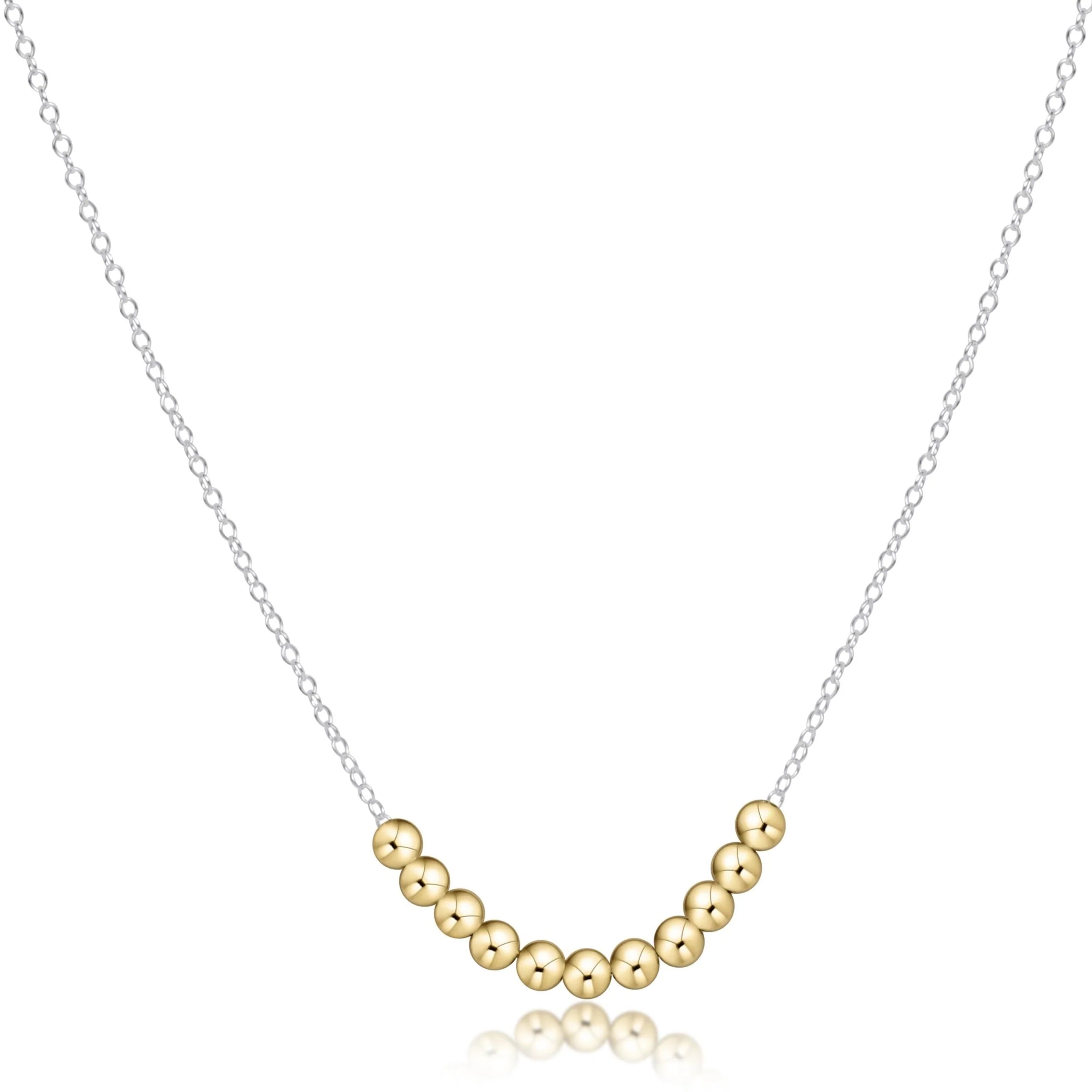 Beaded Bliss Mixed Metal Necklace