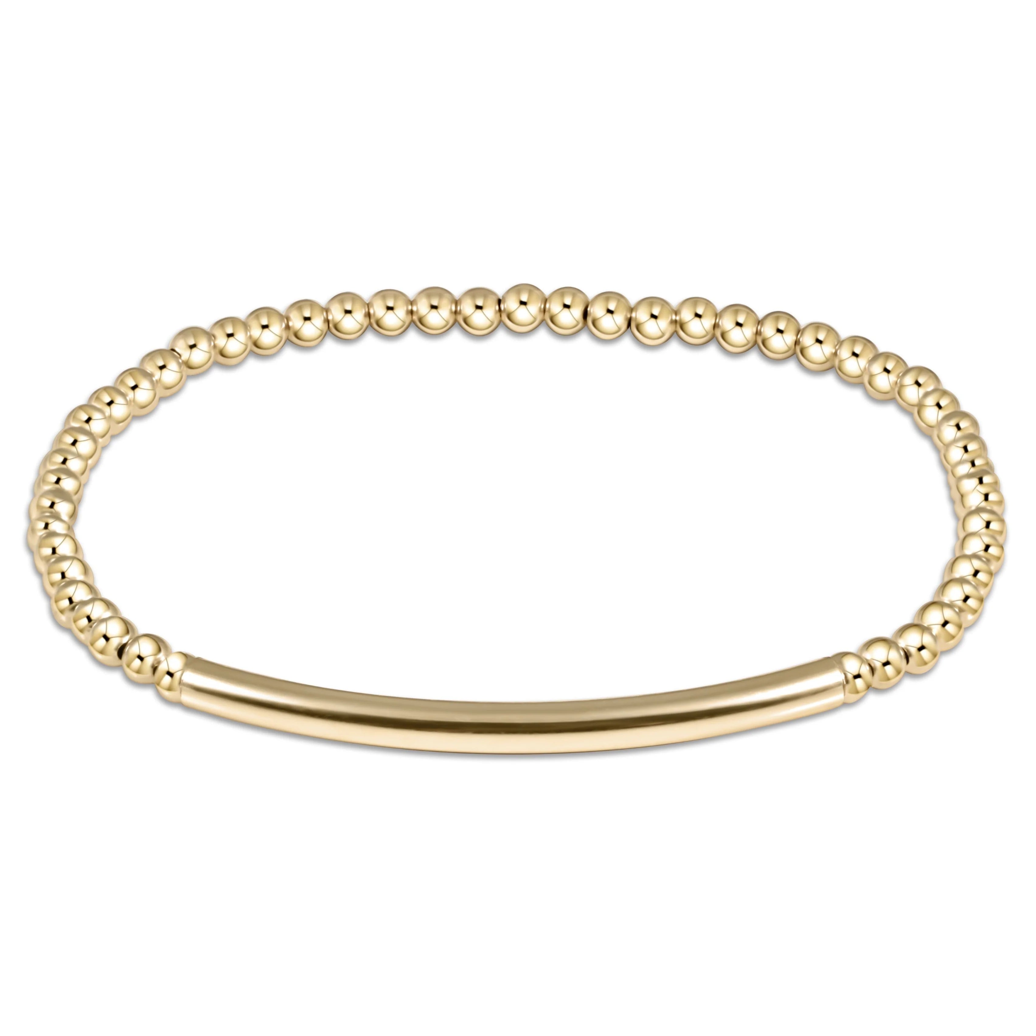 eNewton Extends - Classic Gold 3mm Bead Bracelet