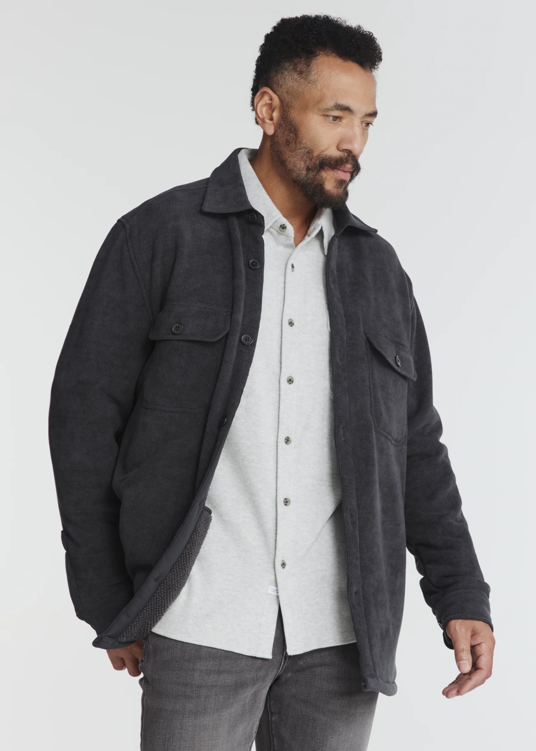 Harbor Corded Sherpa Shacket