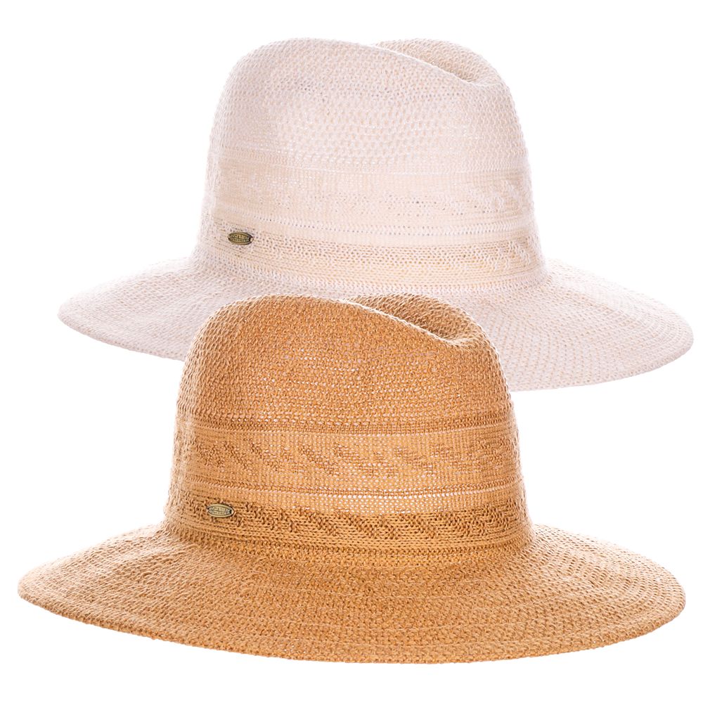 Brixley Braided Straw Fedora DM-LC846