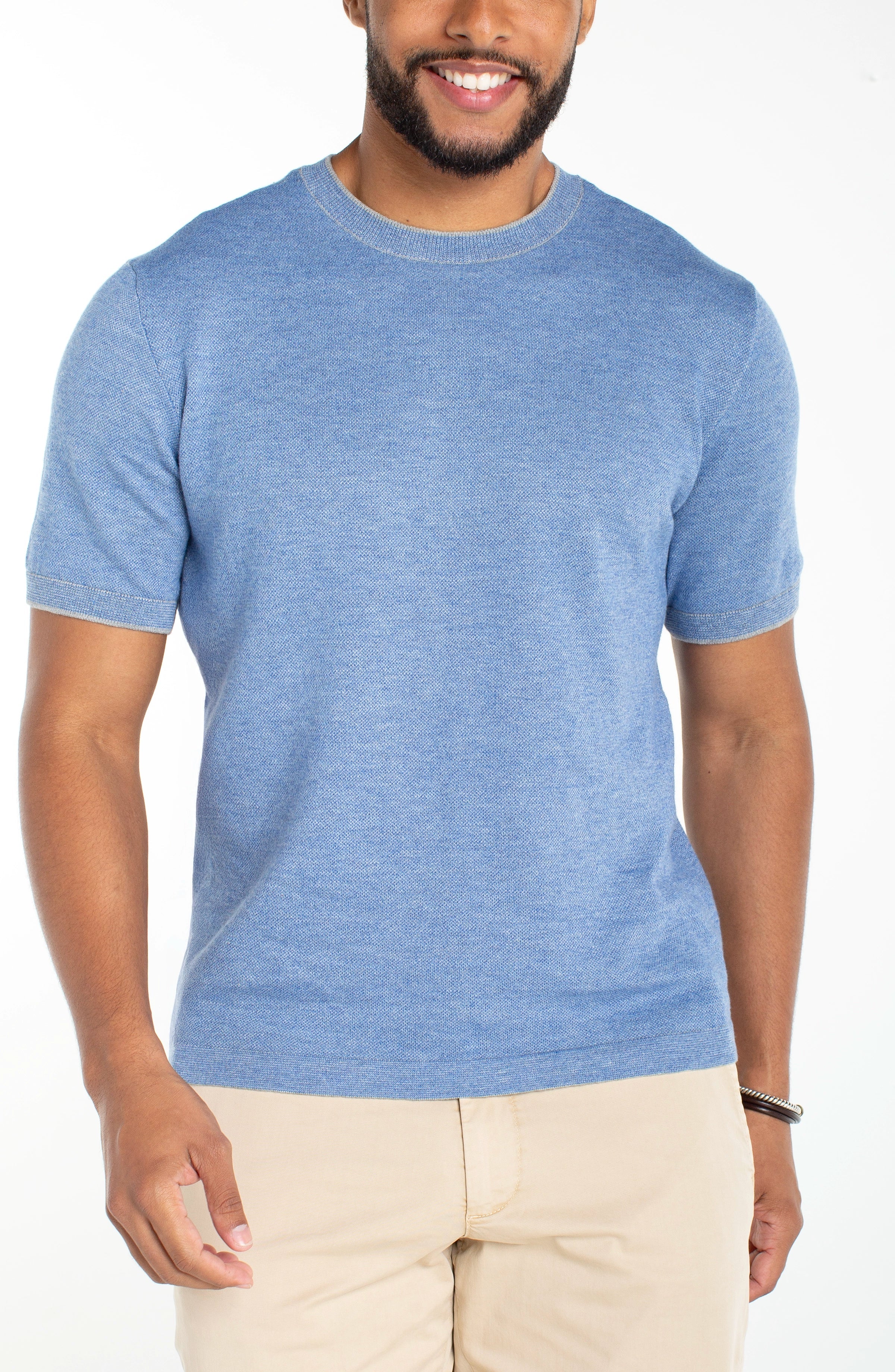 Men's S/S Crewneck Sweater Tee