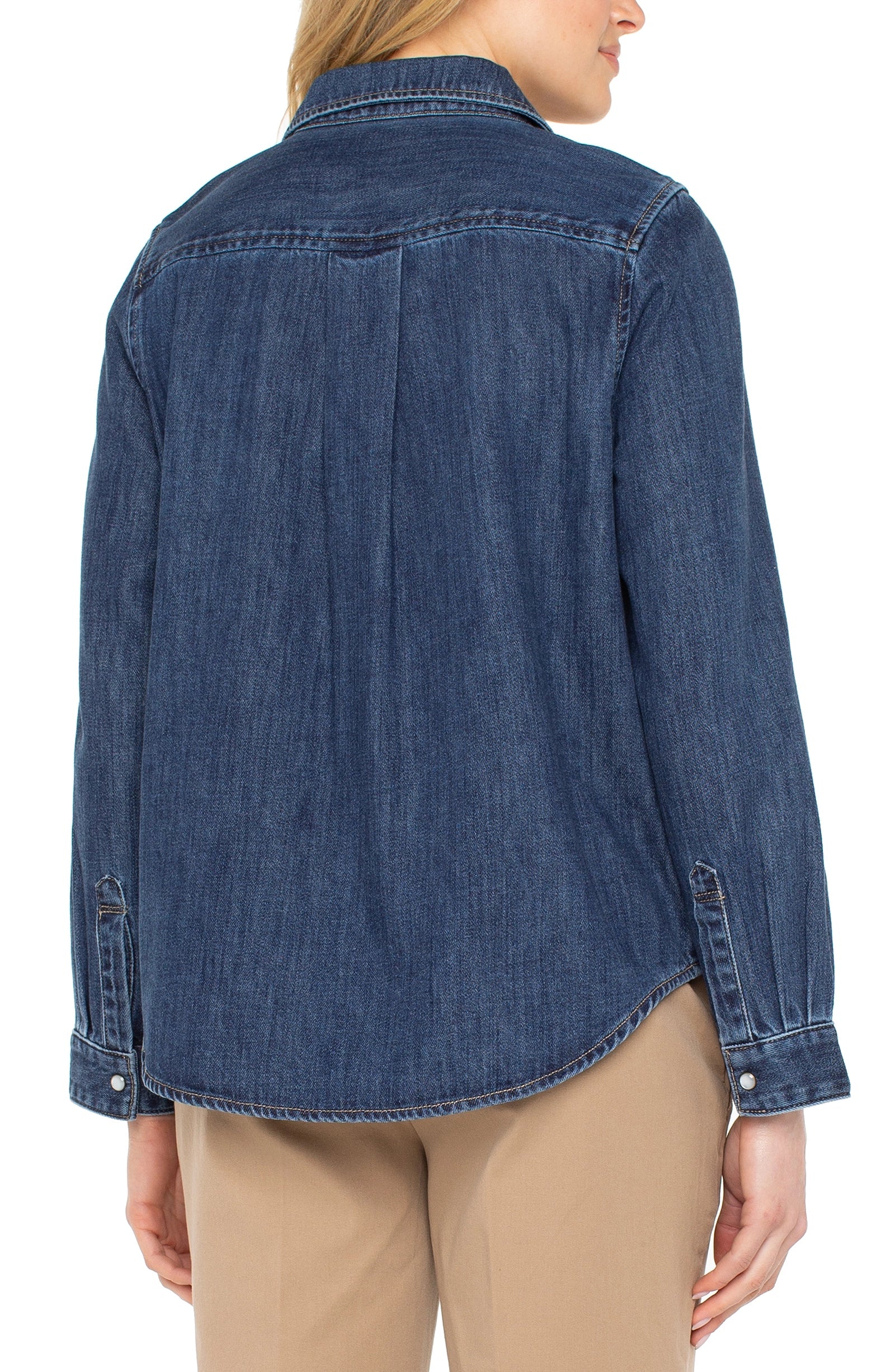 Denim Shirt w/Pockets