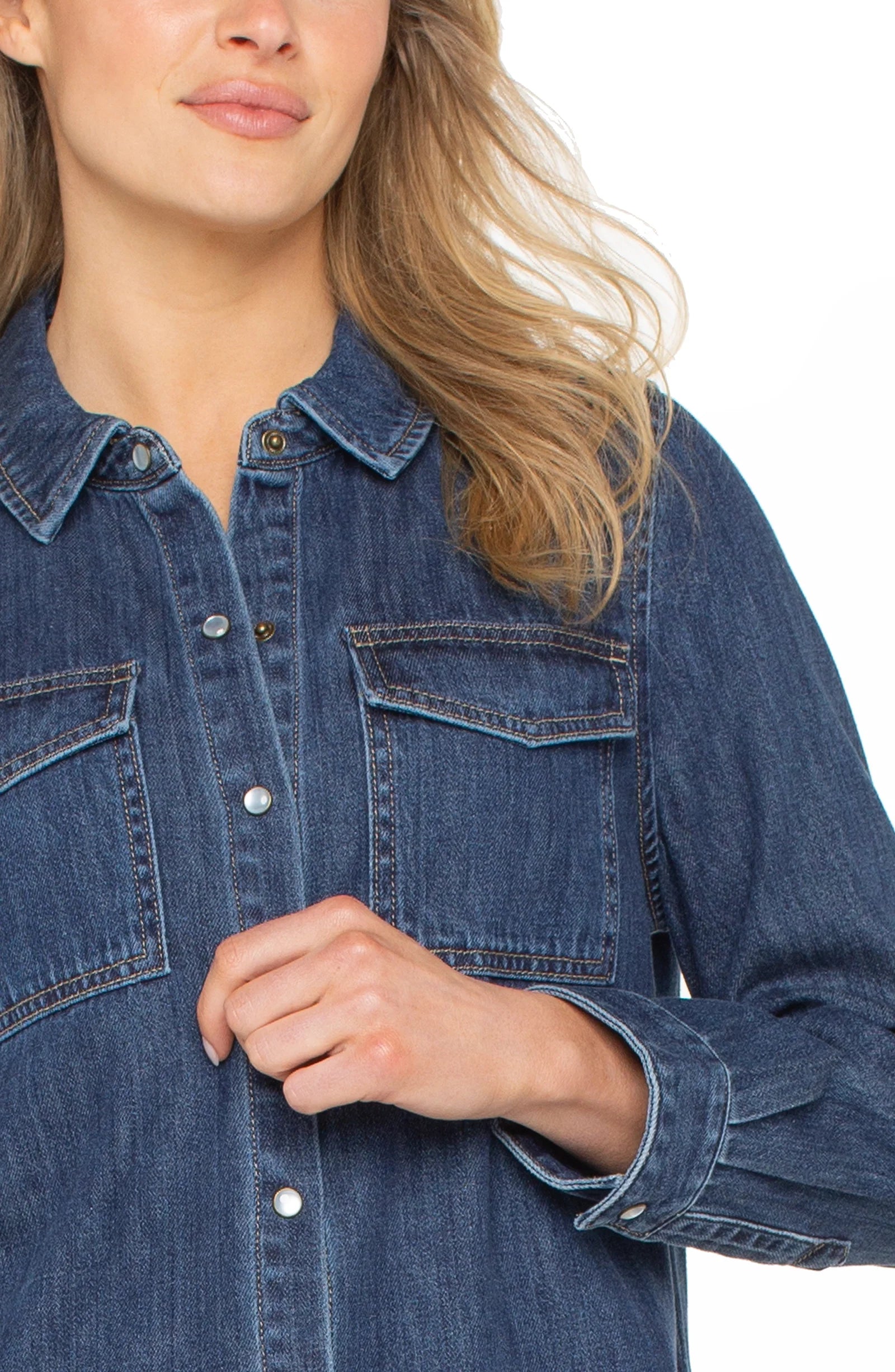 Denim Shirt w/Pockets