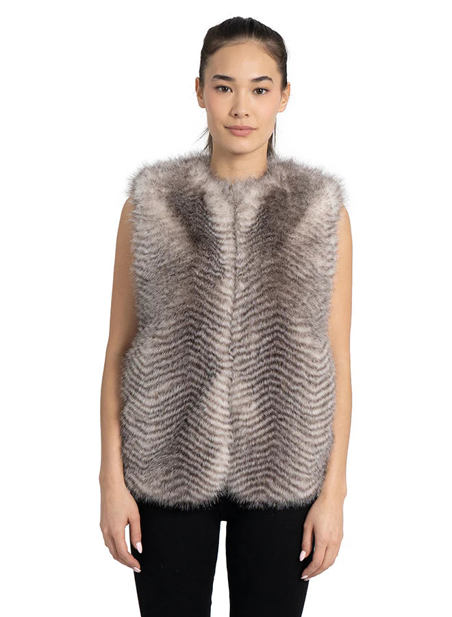 Jett Faux Fur Vest