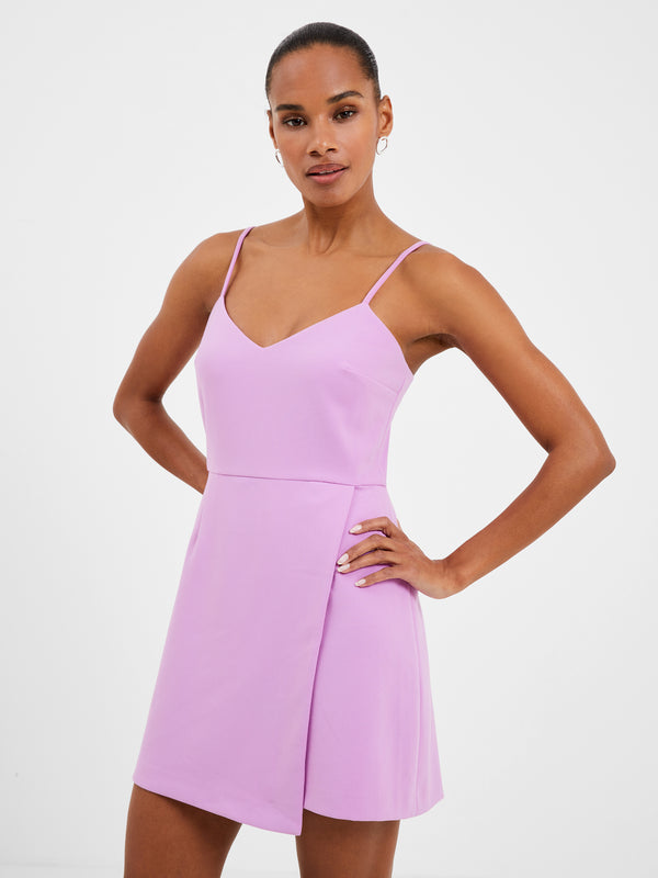 Whisper V Neck Cut Out Dress - Summer White main image 0
