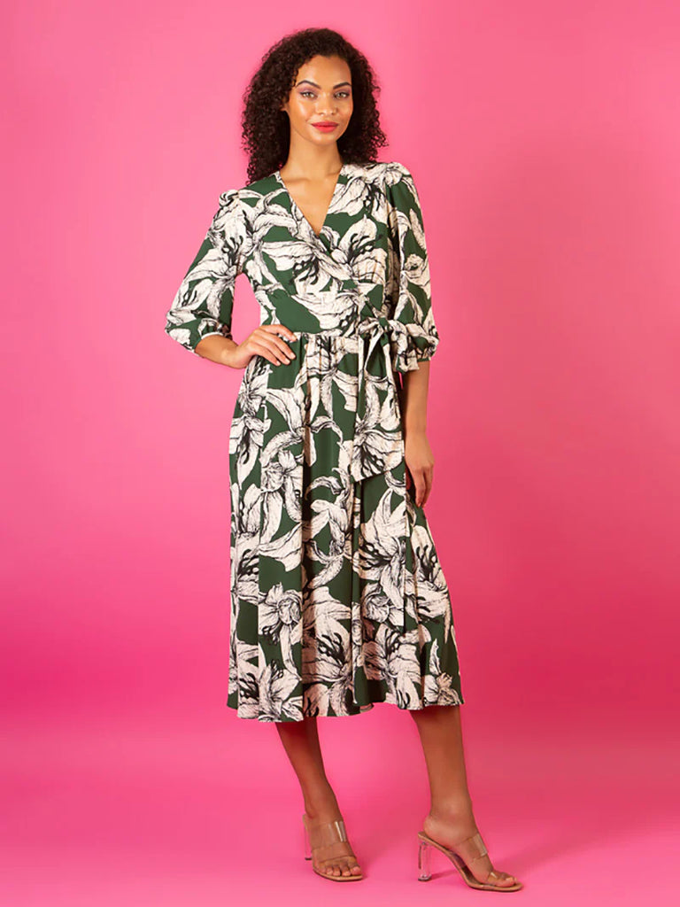 lily wrap dress