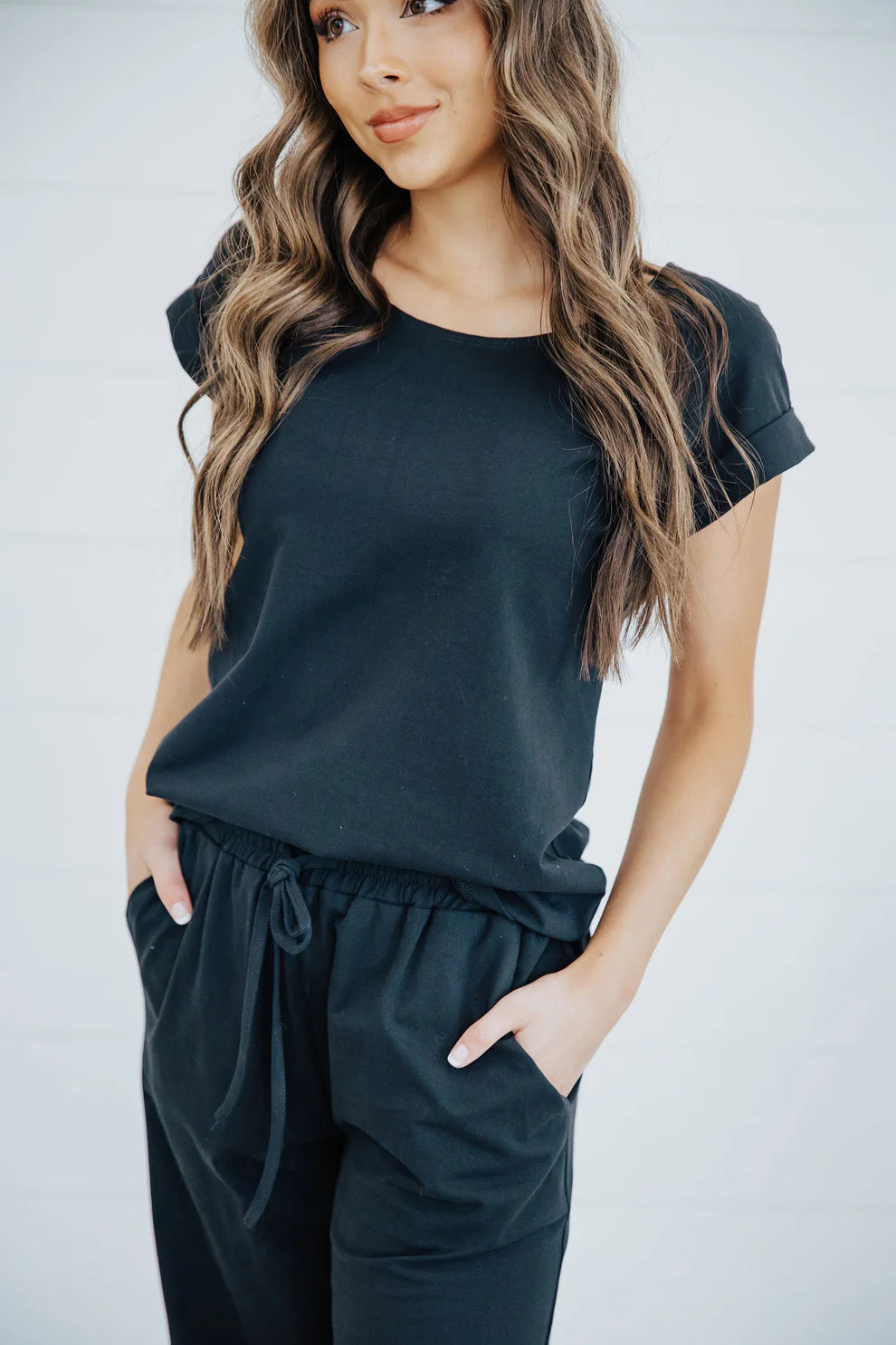 Lounge Cuff Sleeve Tee