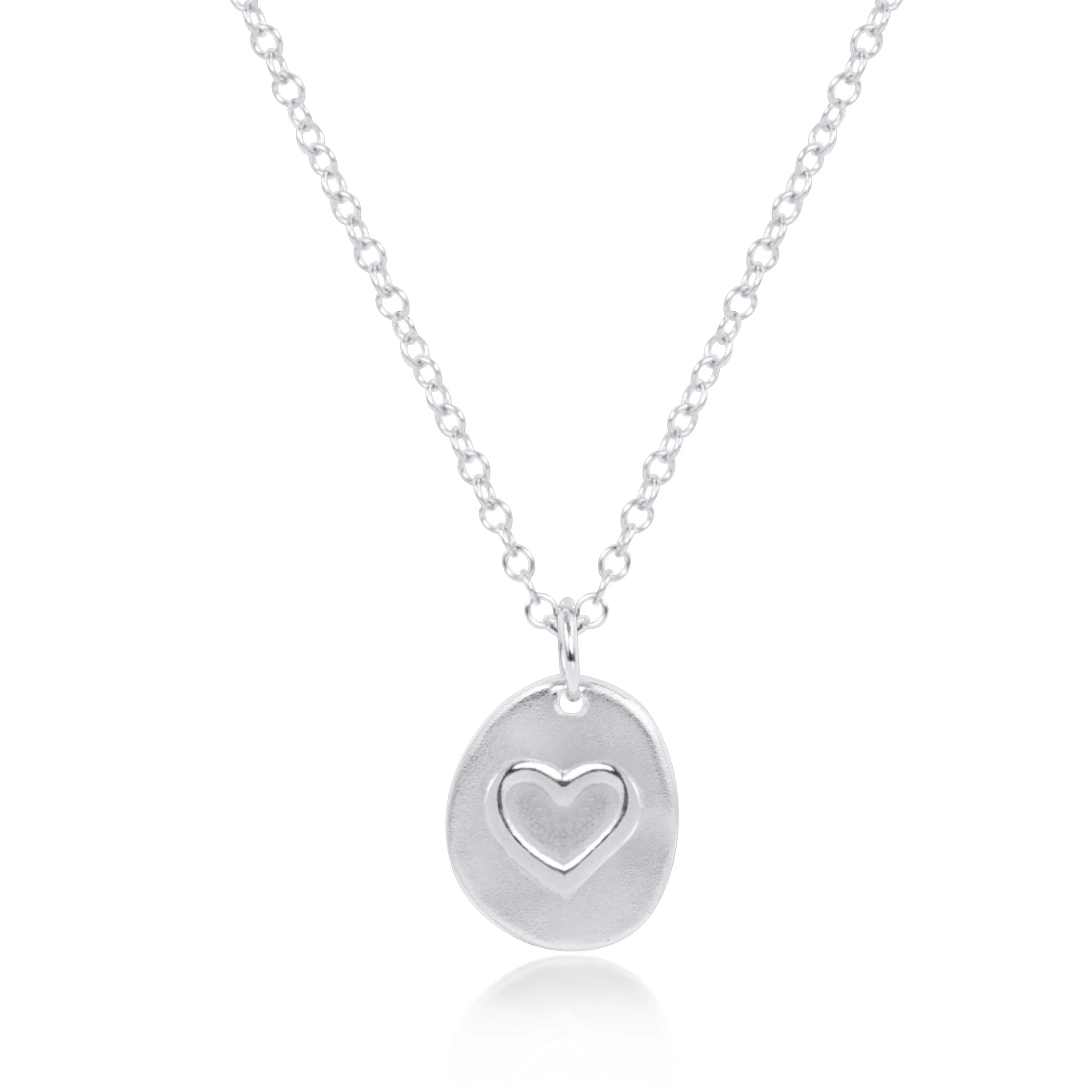 Inspire Love Small Disc Necklace
