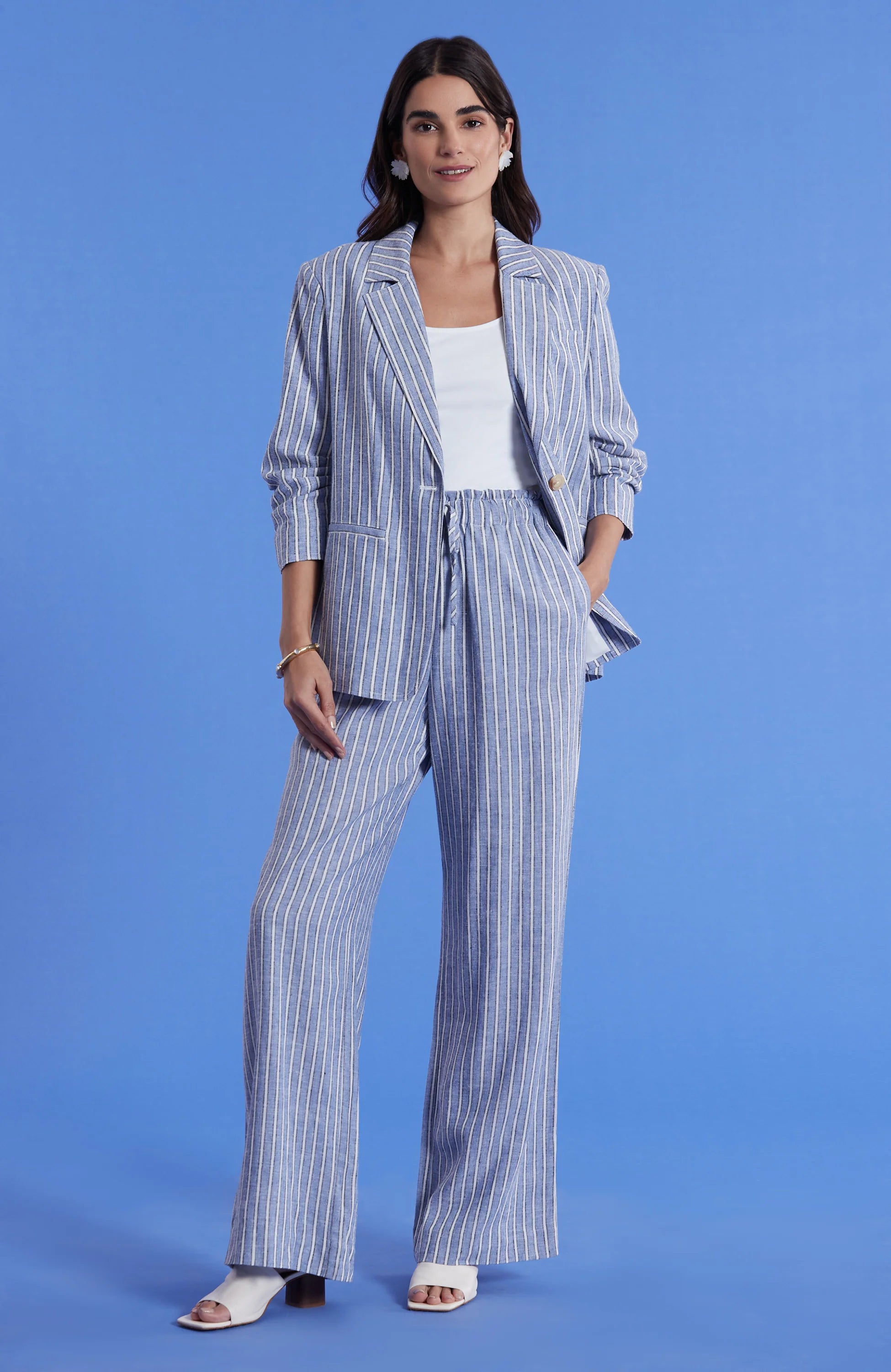 Palmer Bermuda Stripe Pants