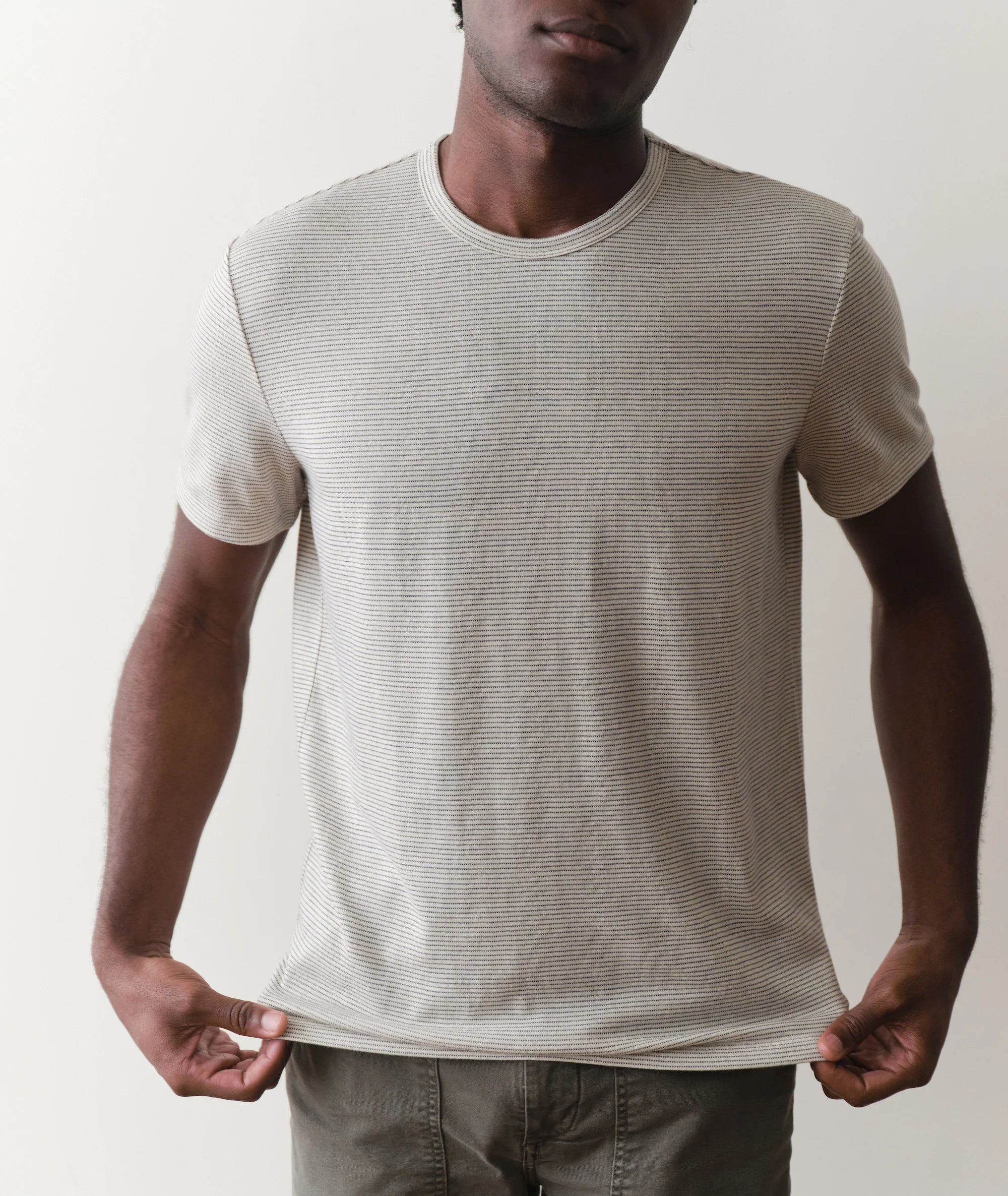 Signature Jacquard Crew Tee