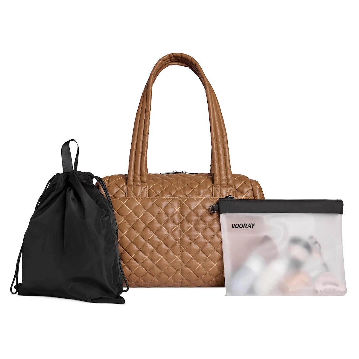 Alana Duffel Quilted Black