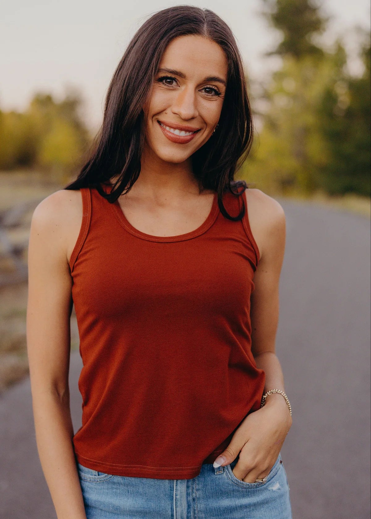 Scoop Neck Tank Top