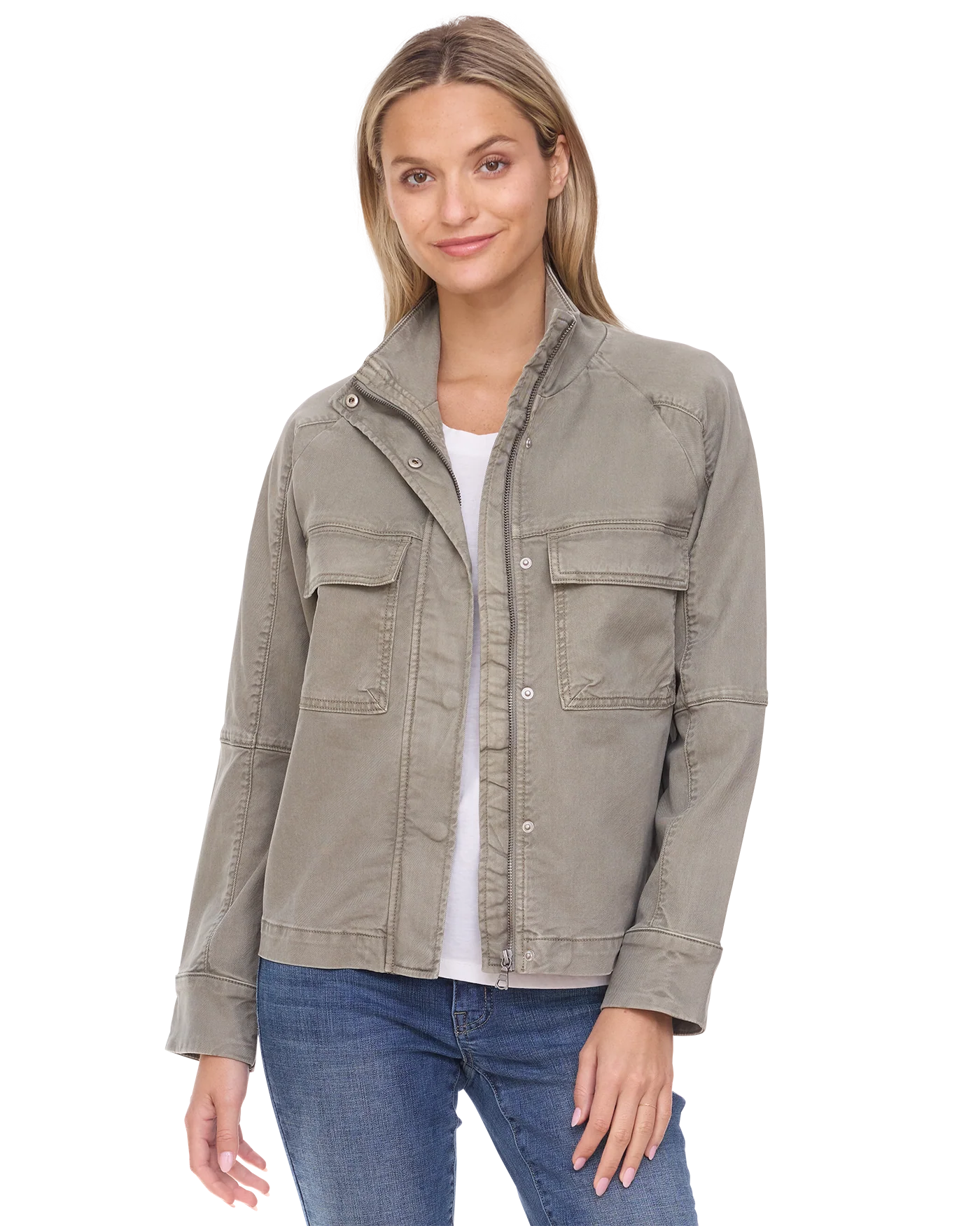 Amelia Cropped Utility Jacket