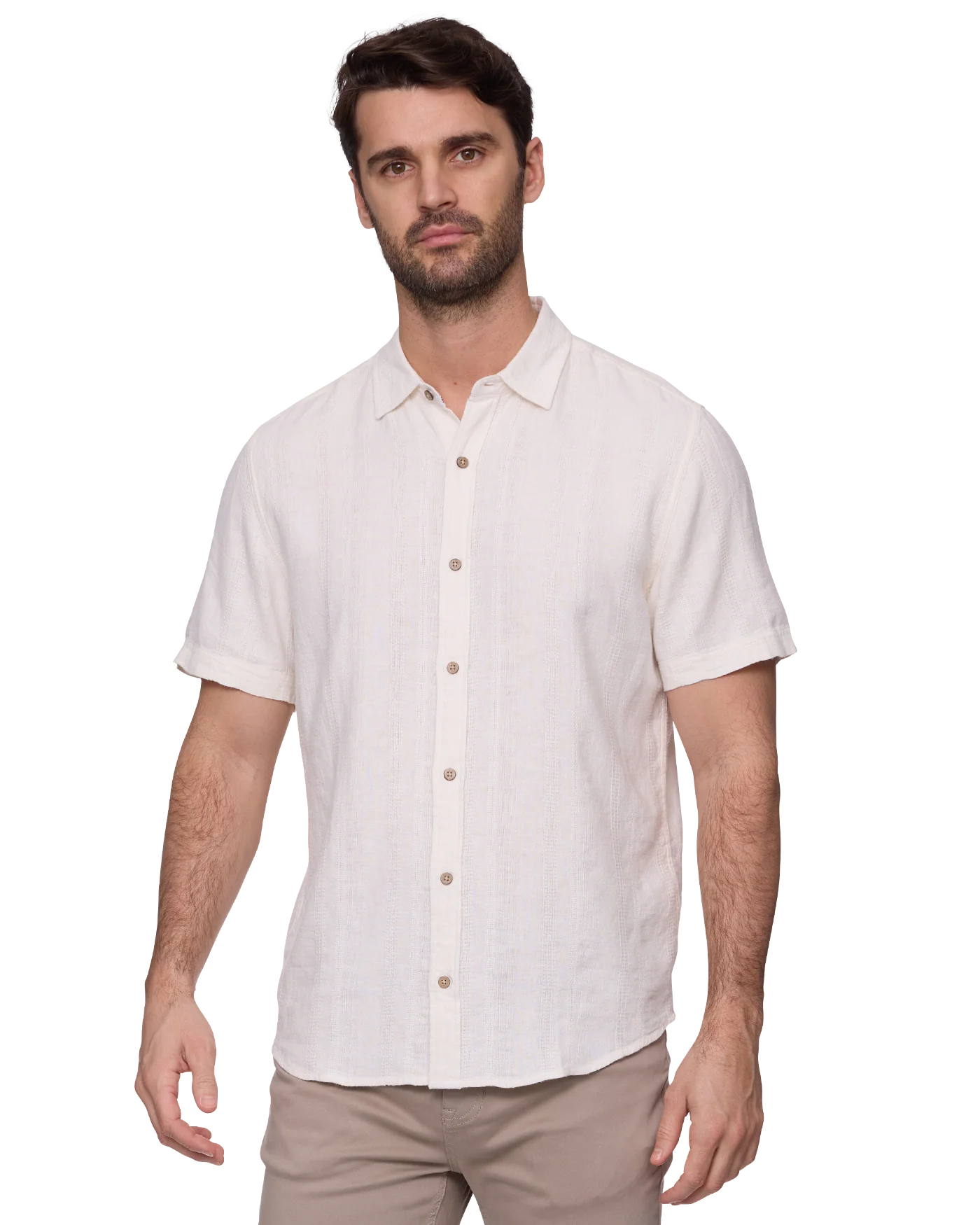 Oceanside SS Linen Blend Shirt