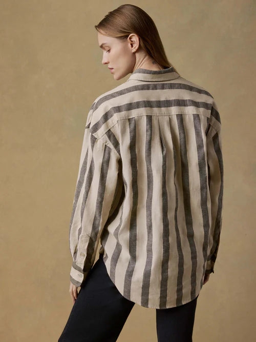 Cotton Linen Relaxed Shirt