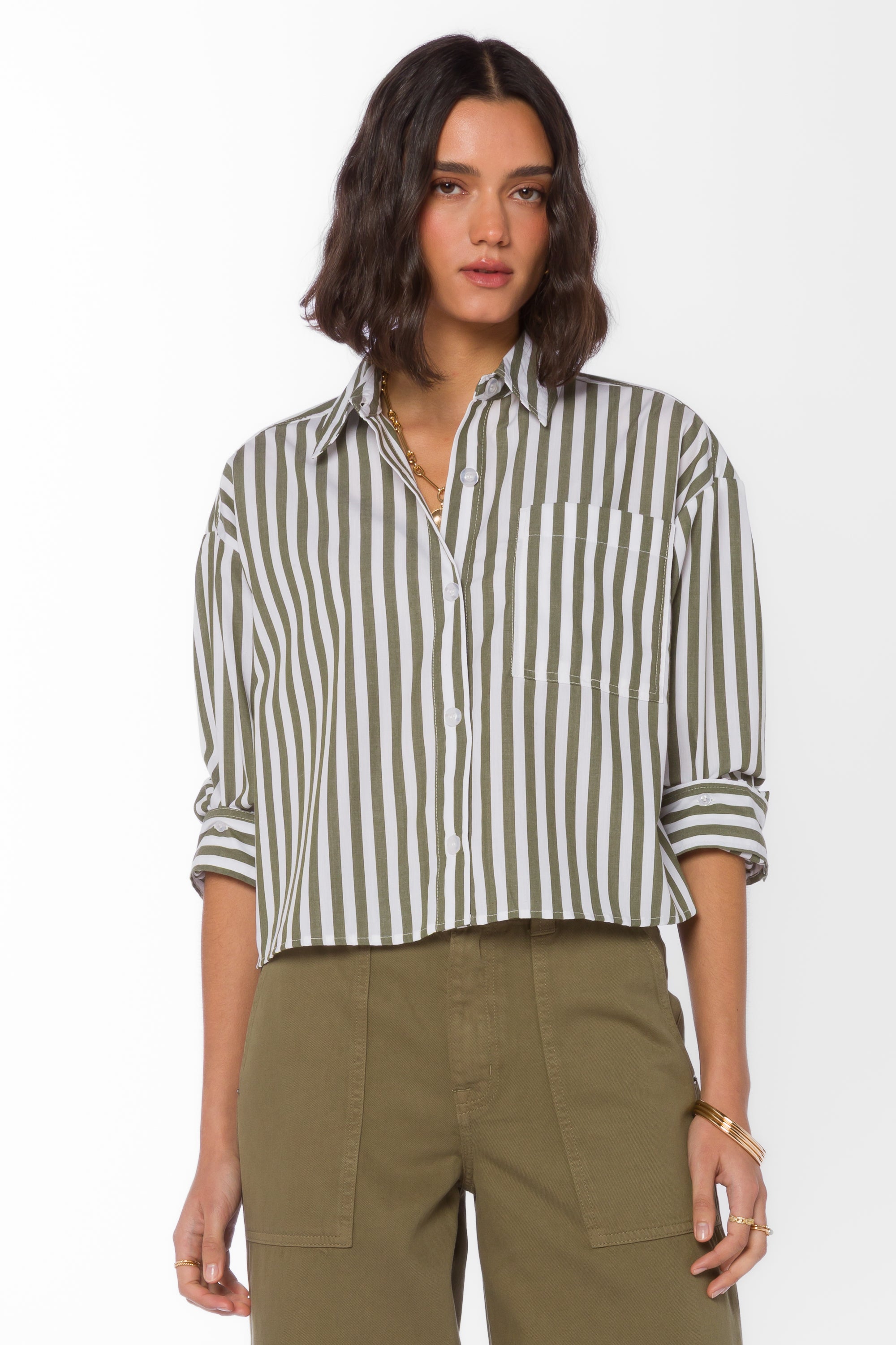 Stormi Button Down Top