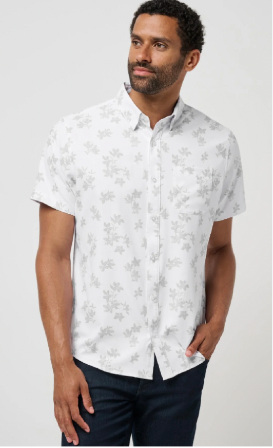 Mist on the Lake Button Down