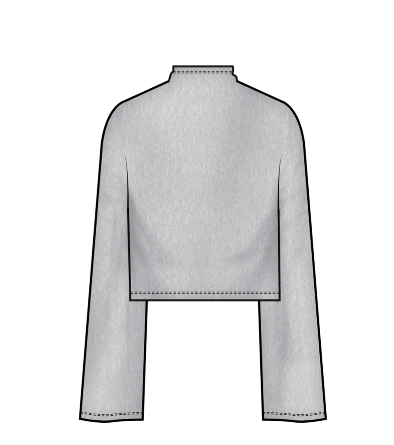 Cloud Sweater Mock Neck Top