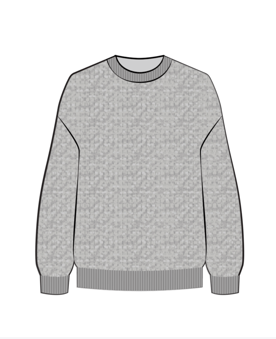 OS Cotton Waffle Sweater