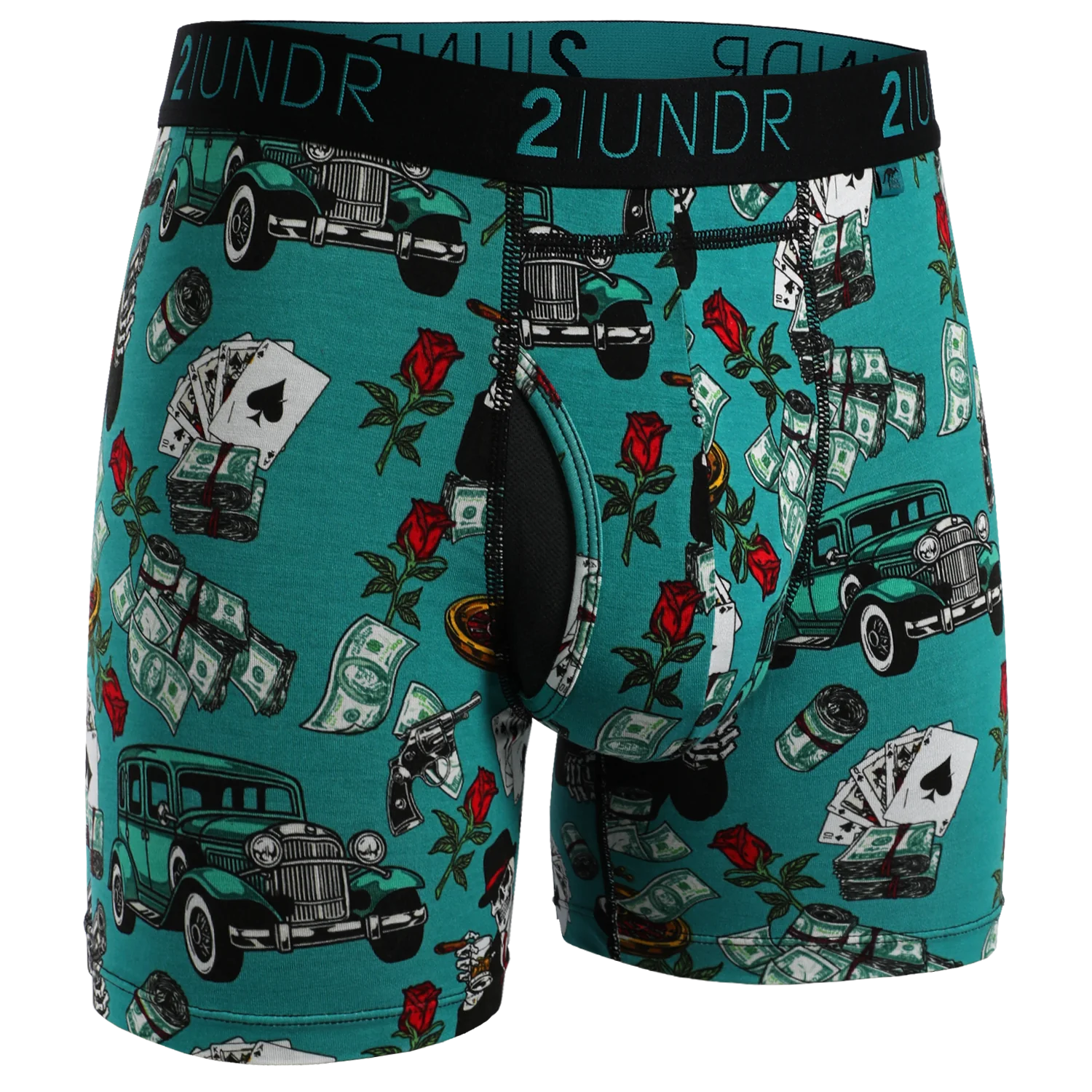 Swing Shift Boxer Brief - Mobsters Print