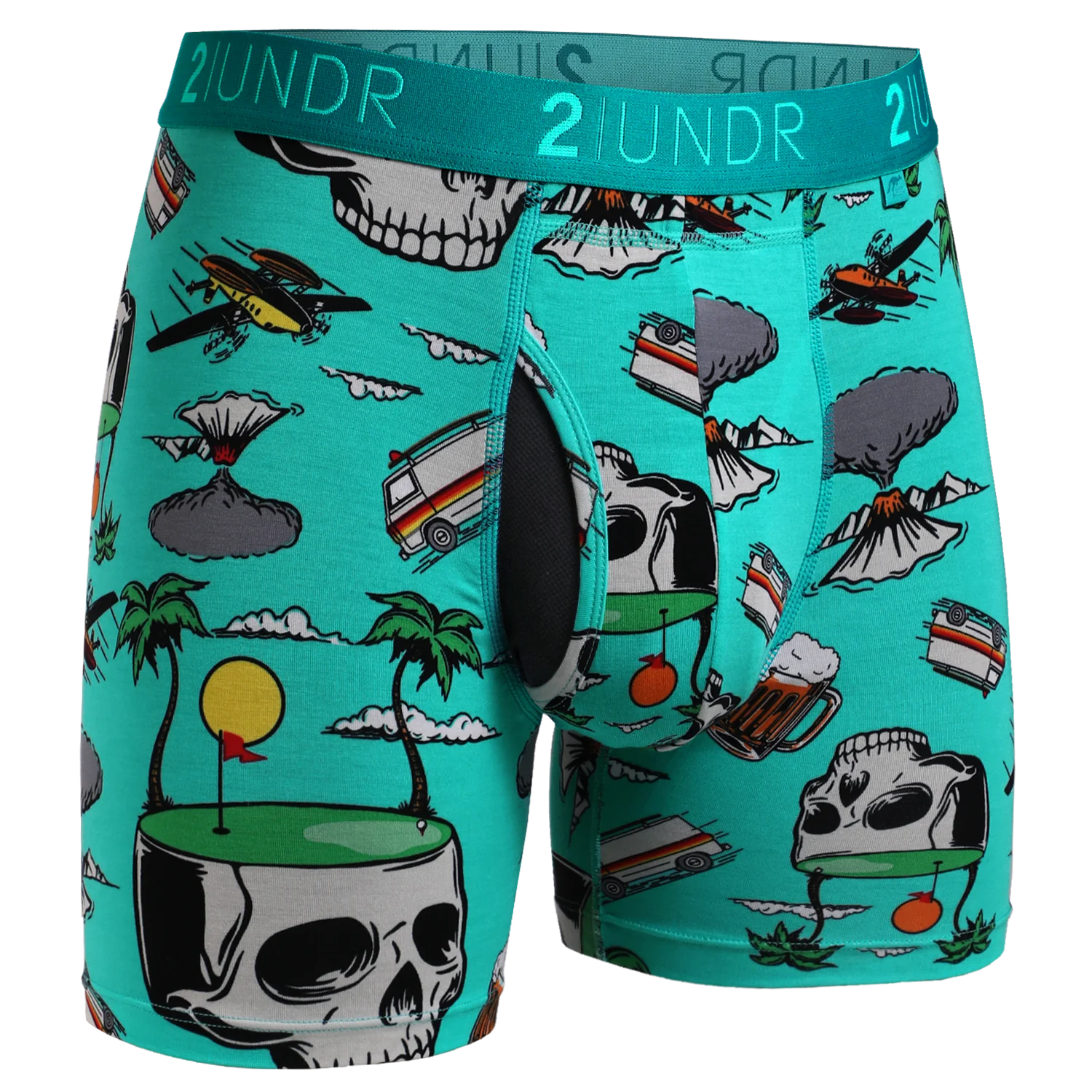 Swing Shift Boxer Brief - Resort Print