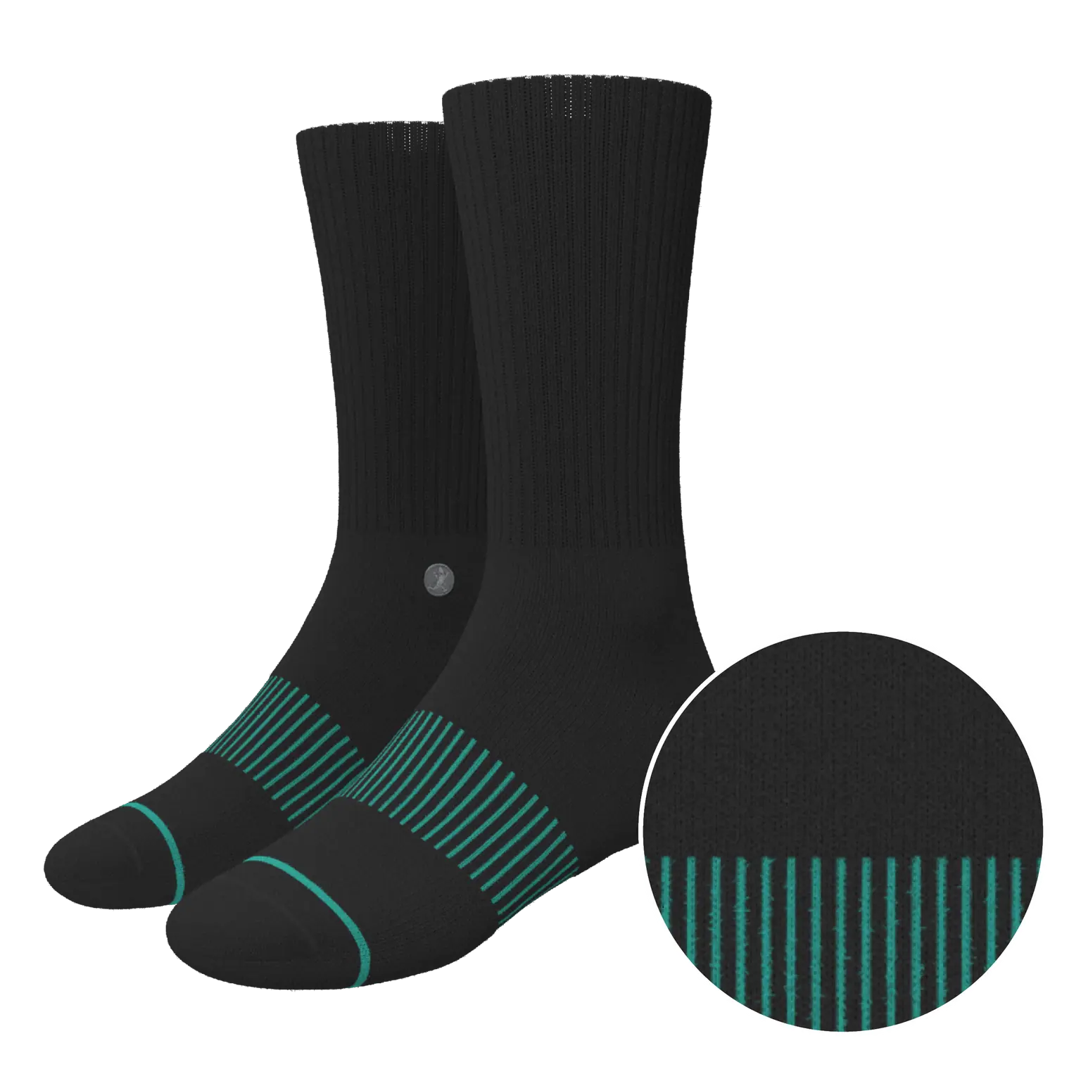 The Threat Level Midnight | Black Stay Weird Hell Hammock Crew Socks