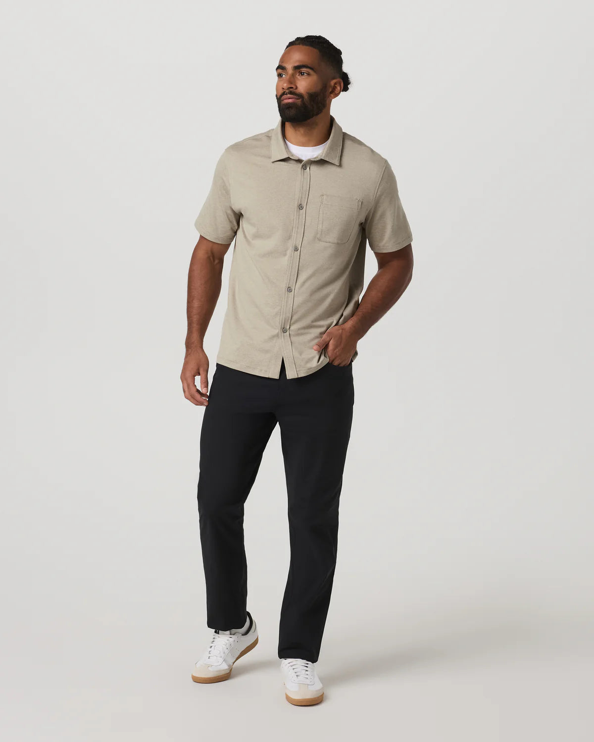 S/S Ponto Button Down