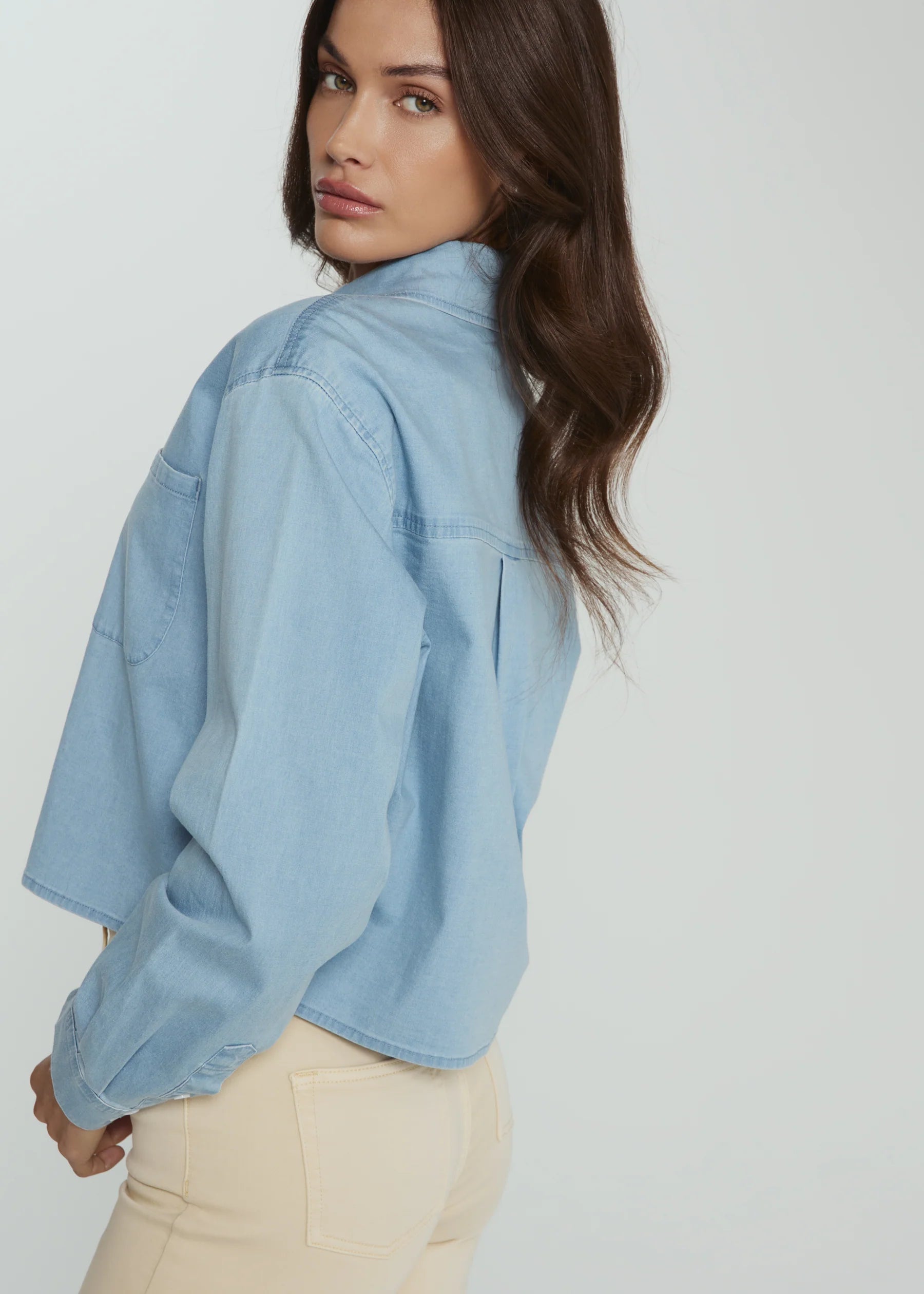The Maren Cropped Shirt