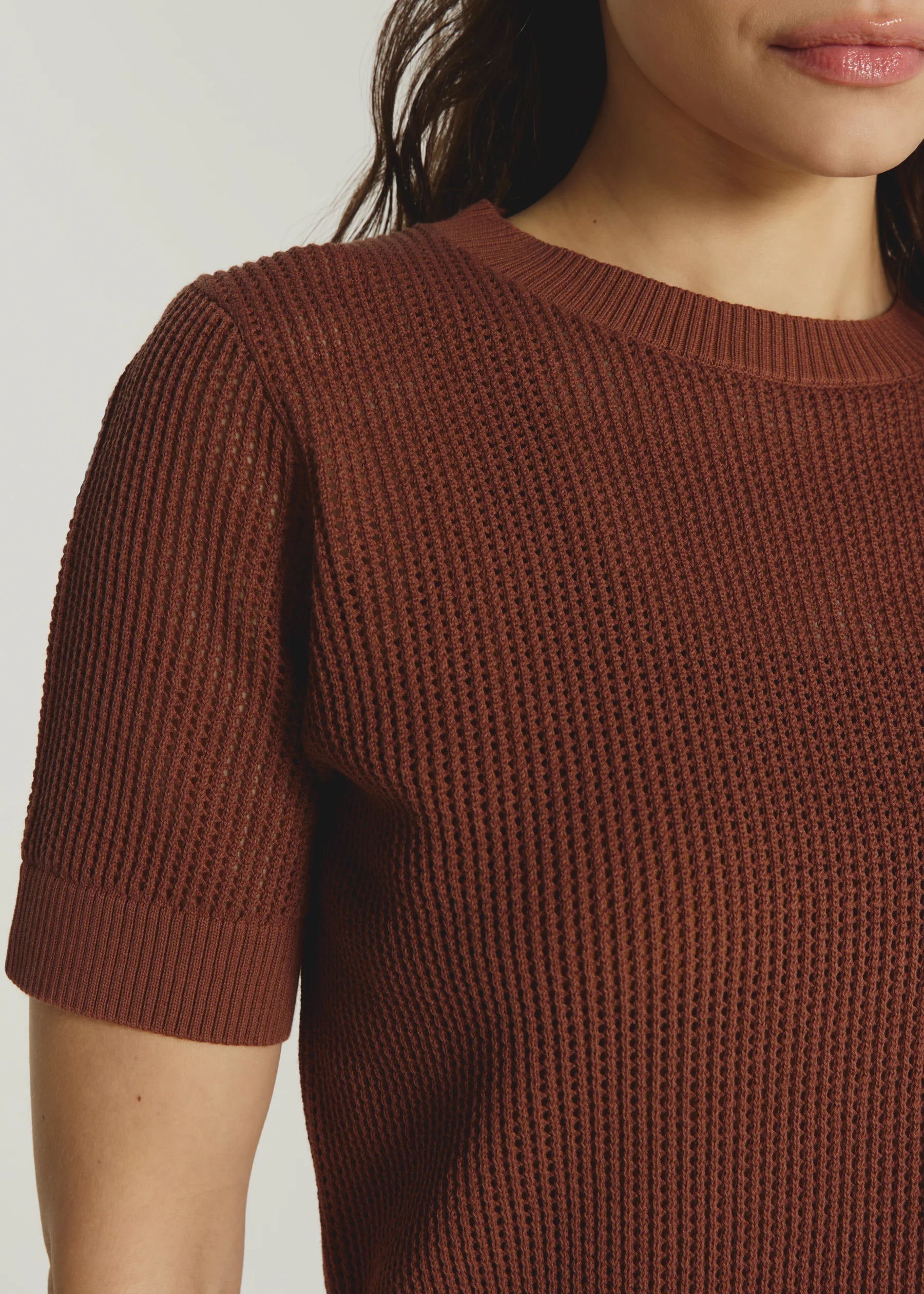 Selene Open Knit Top