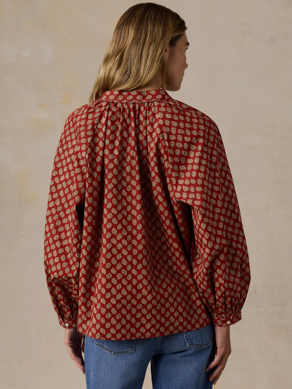 Coastal Poplin Eleanor Top