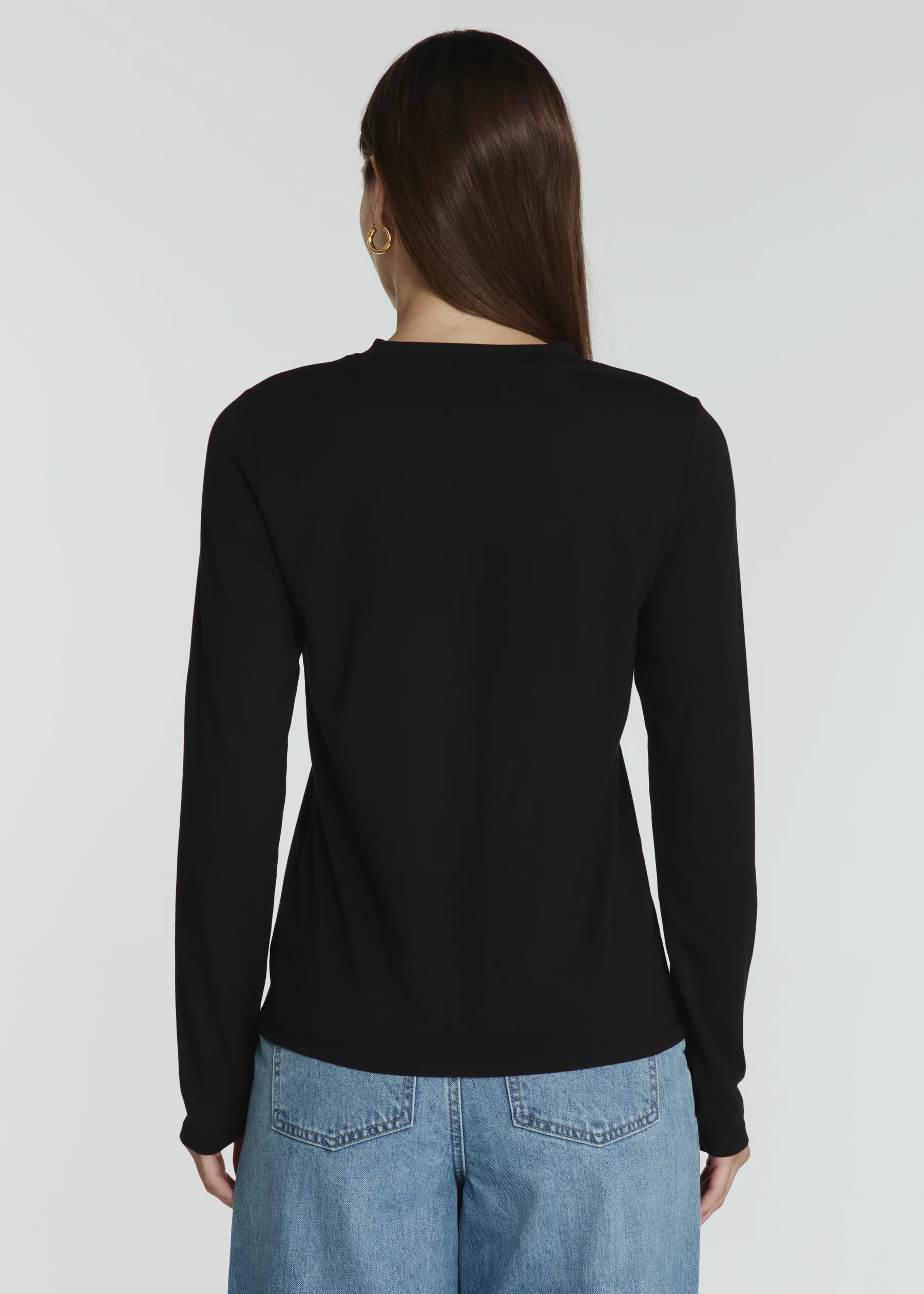 Modal Long Sleeve Classic T Shirt