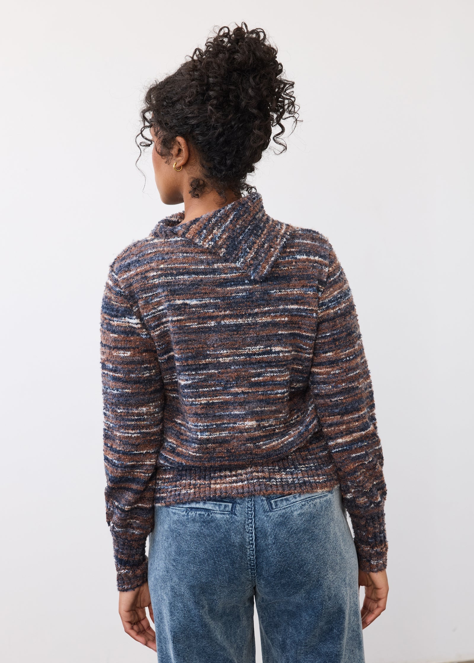 Envelope Collar Sweater 1085874