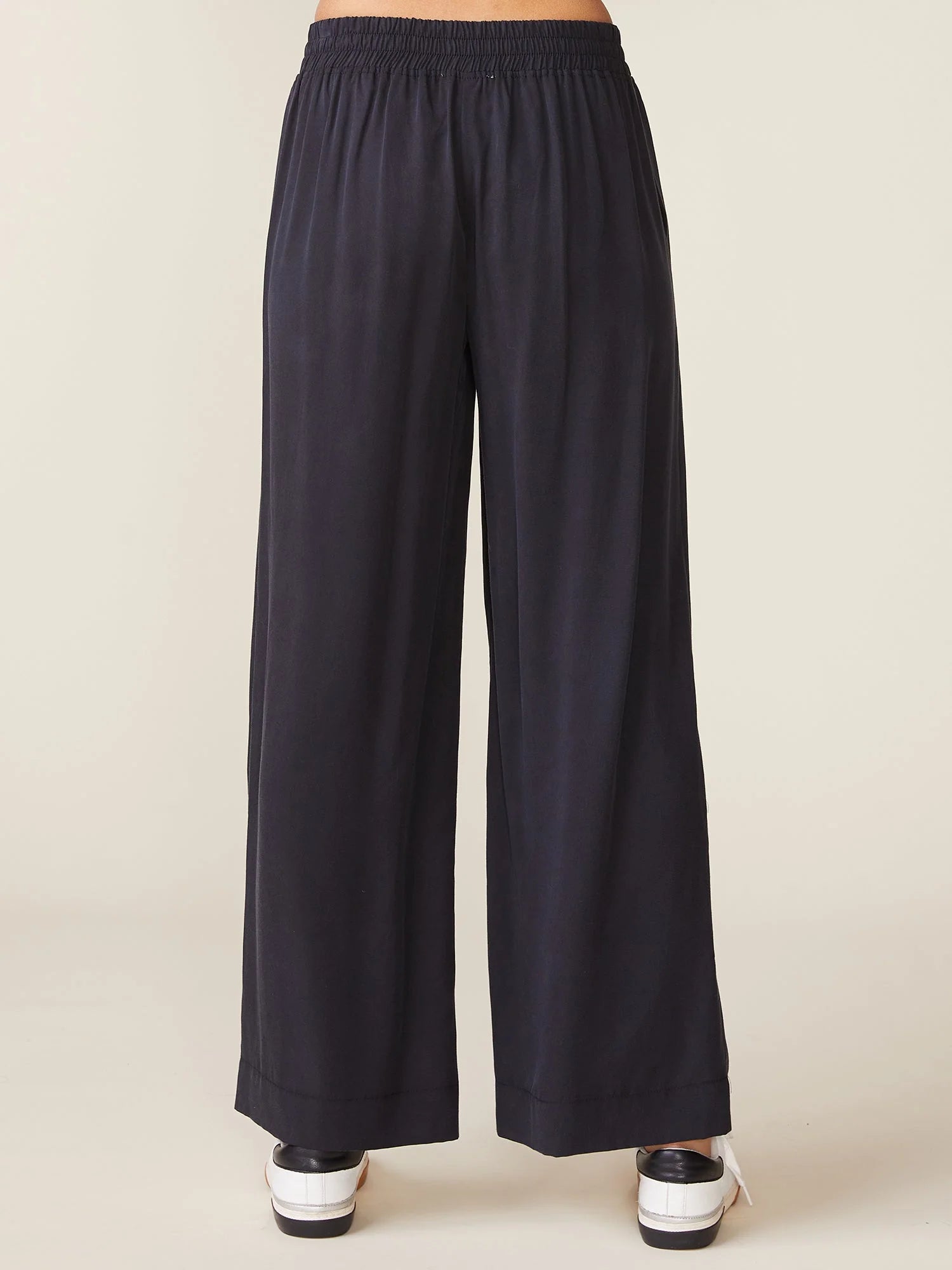 Seamed Front Tencel Pull-On Pants