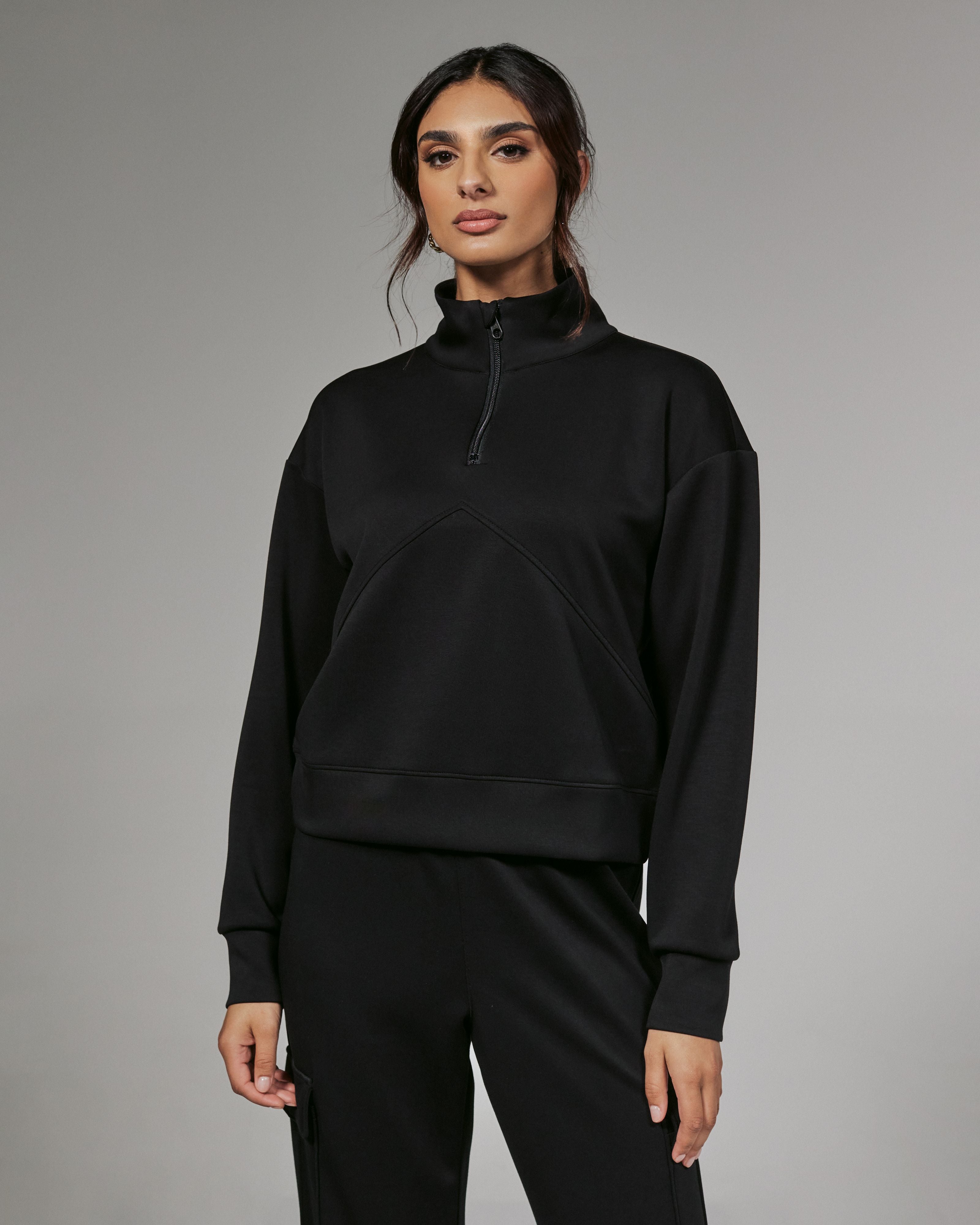 Rev Crop Quarter Zip