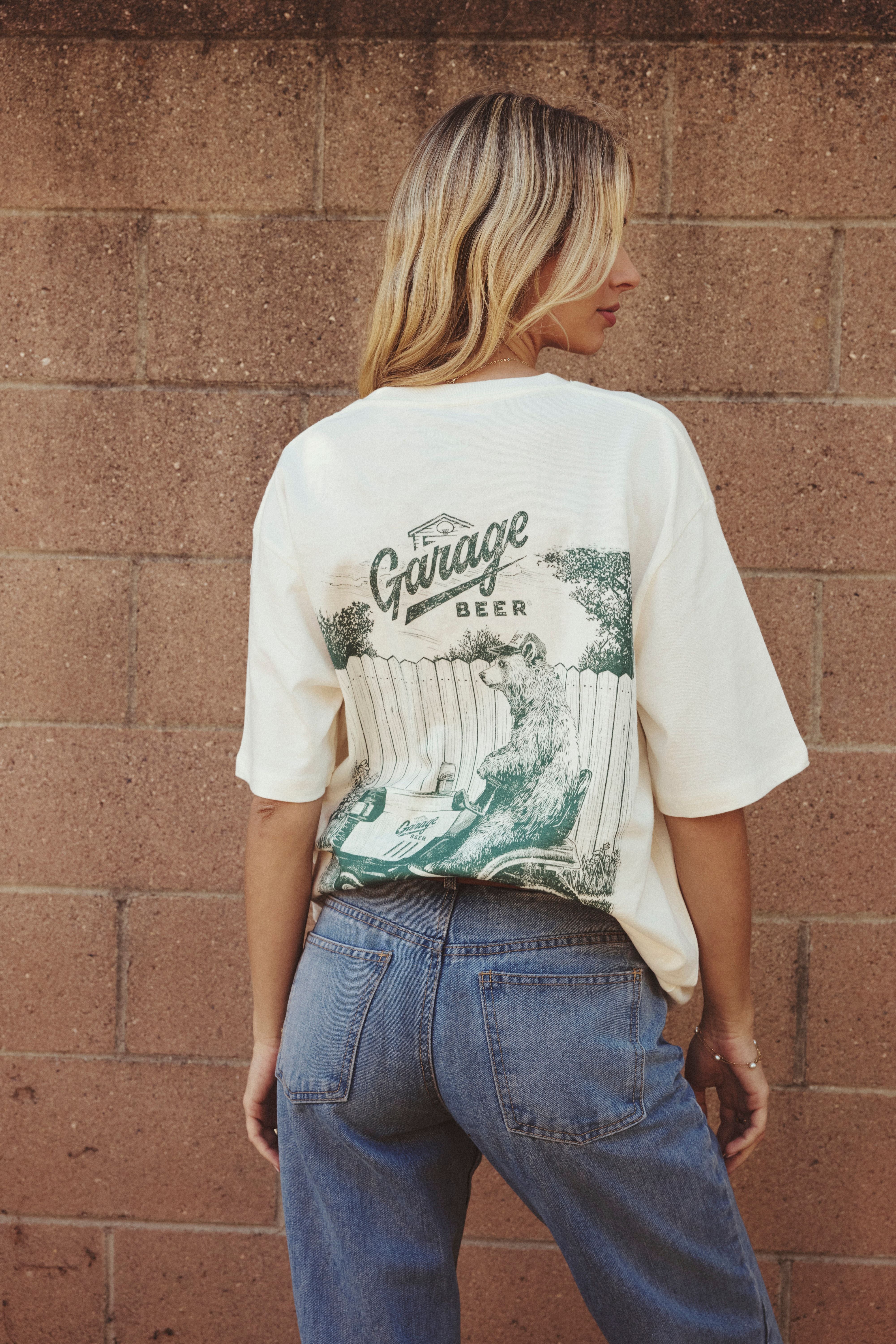 Garage Beer RL Tee - Lawn Mower