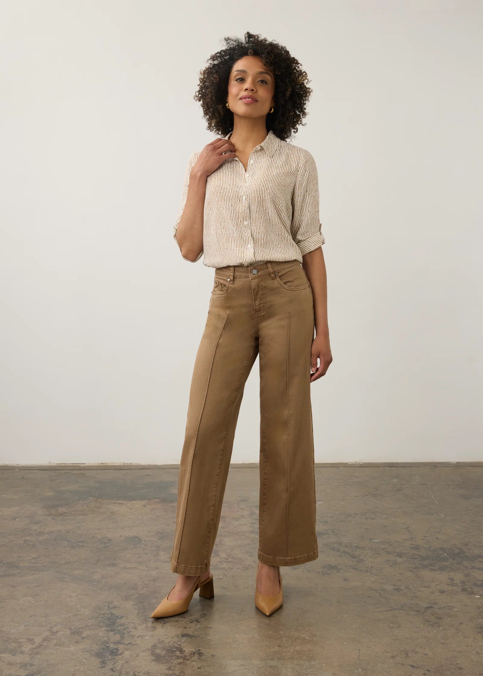 Olivia Wide Leg Pintuck 2447511