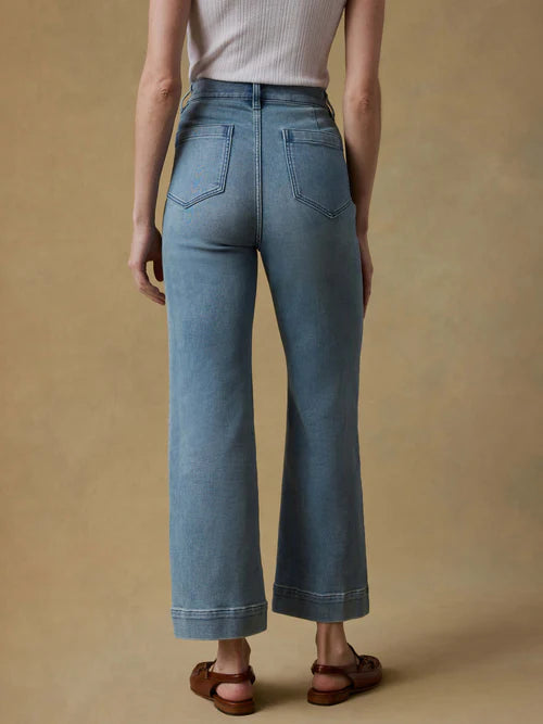 Stretch Terry Patch Pocket Ankle Pant